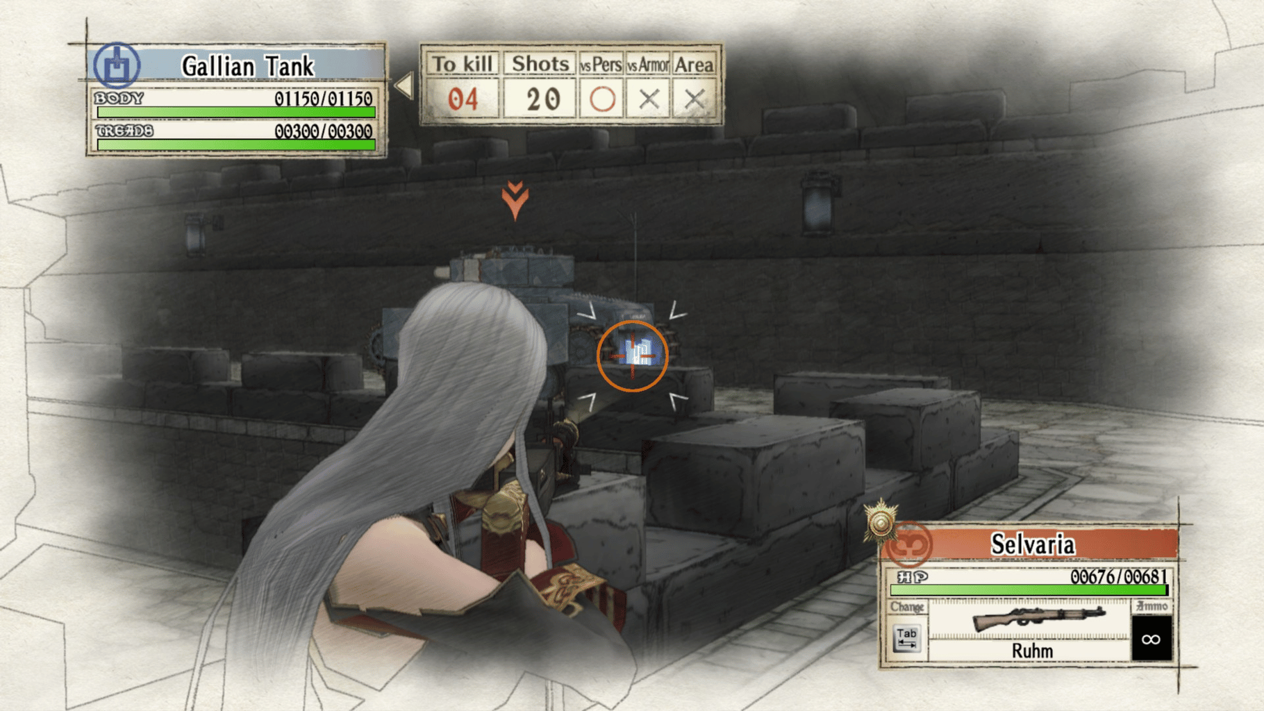 Valkyria Chronicles: Selveria's Mission - Behind Her Blue Flame screenshot