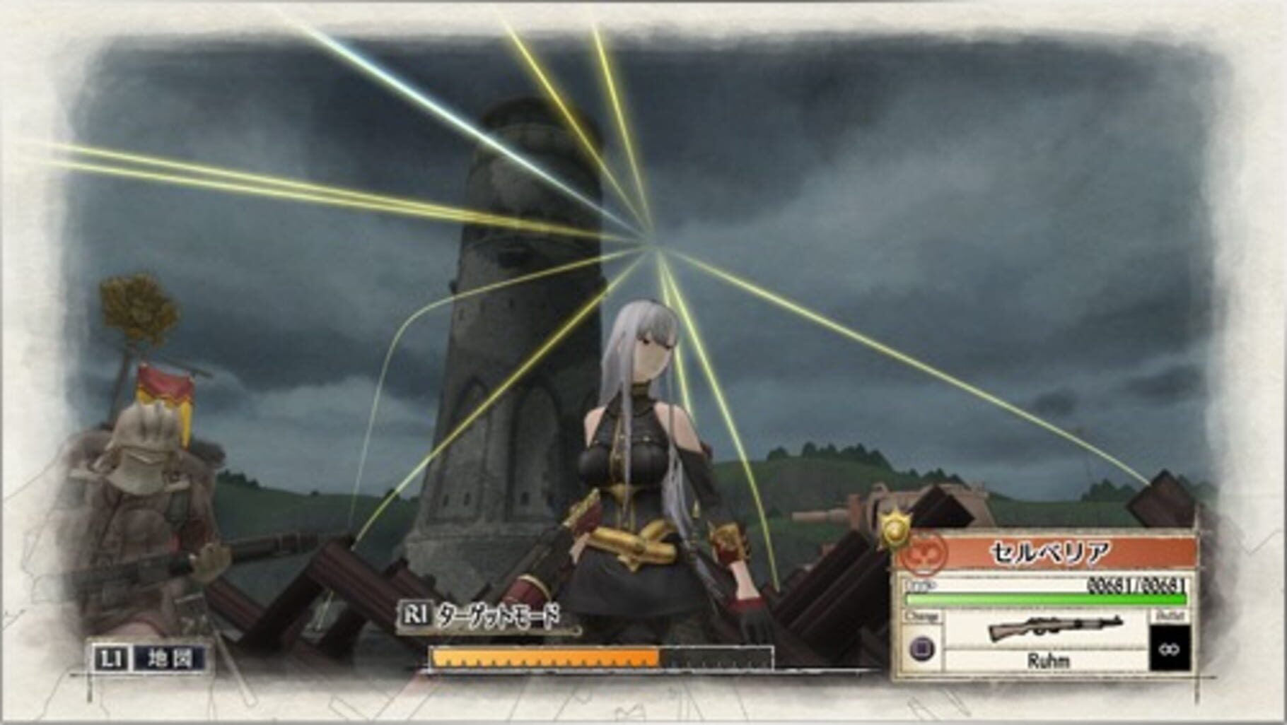 Captura de pantalla - Valkyria Chronicles: Hard EX Mode