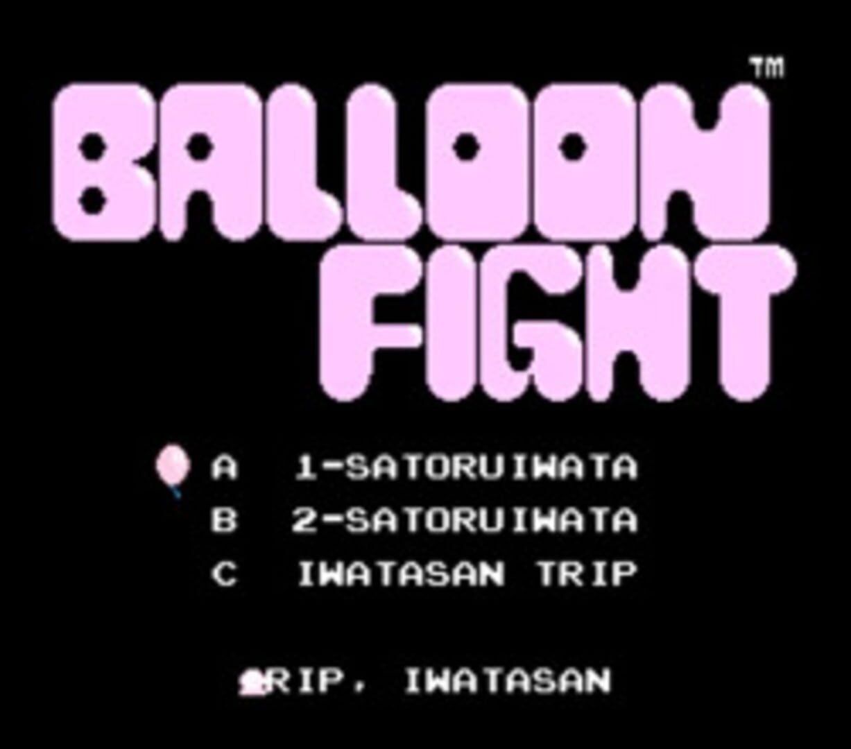 Captura de pantalla - Balloon Fight -Iwata Edition-