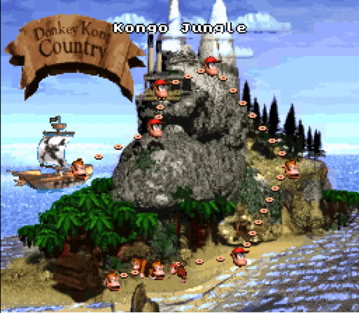 Captura de pantalla - Donkey Kong Country