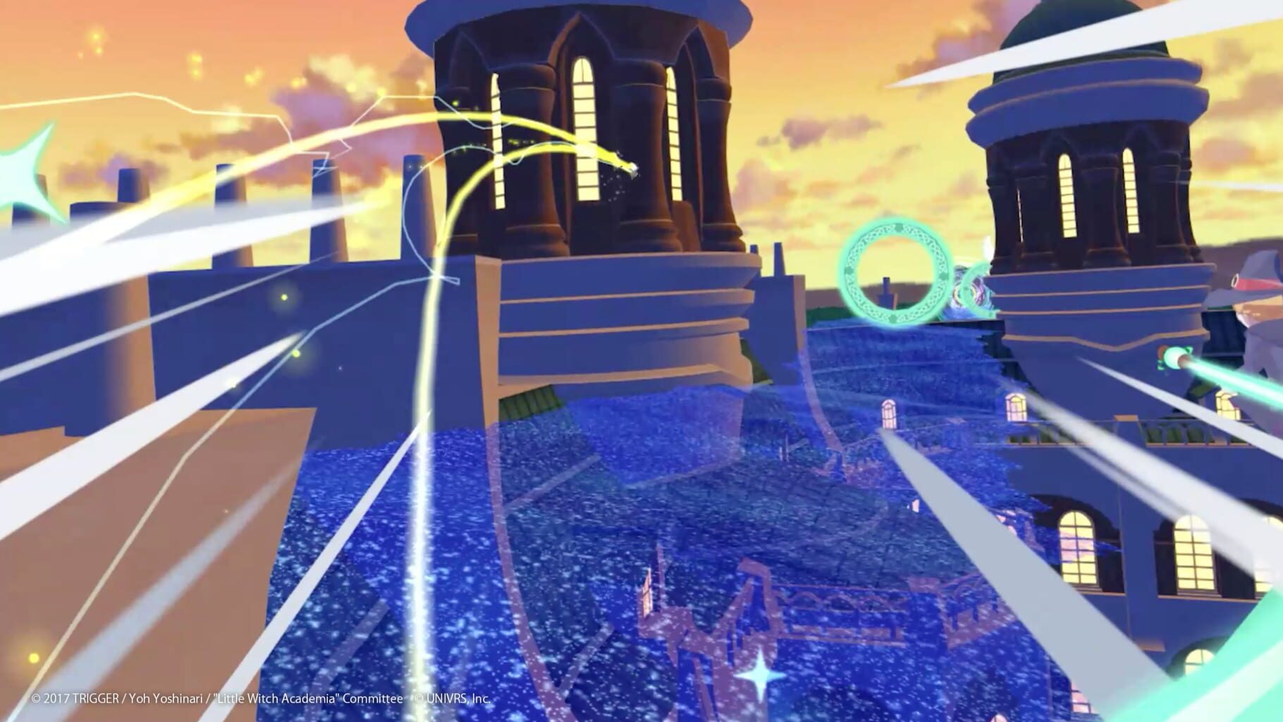 Captura de pantalla - Little Witch Academia: VR Broom Racing