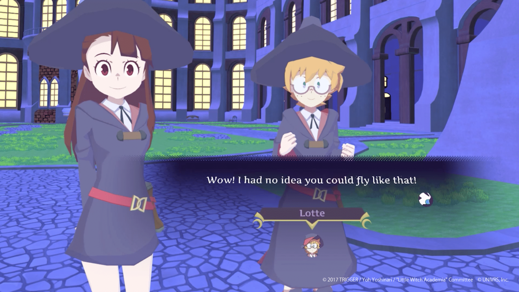 Little Witch Academia: VR Broom Racing screenshot