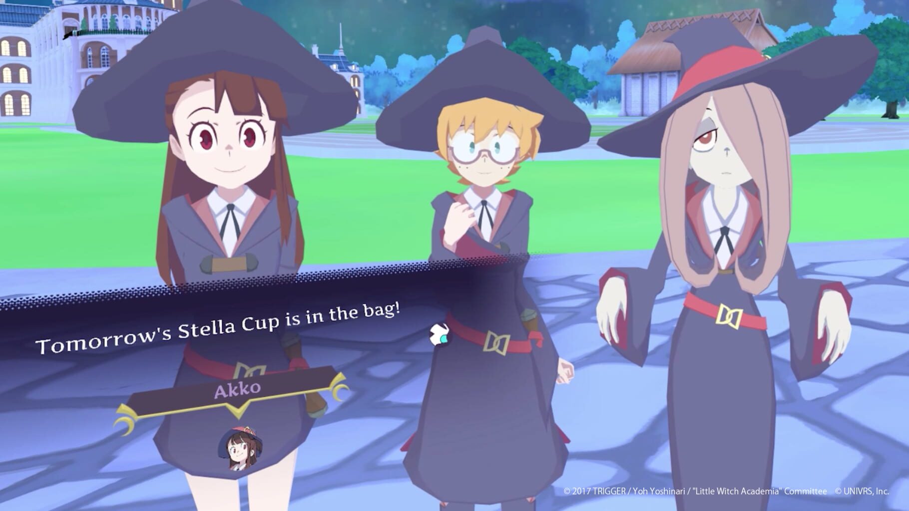 Captura de pantalla - Little Witch Academia: VR Broom Racing