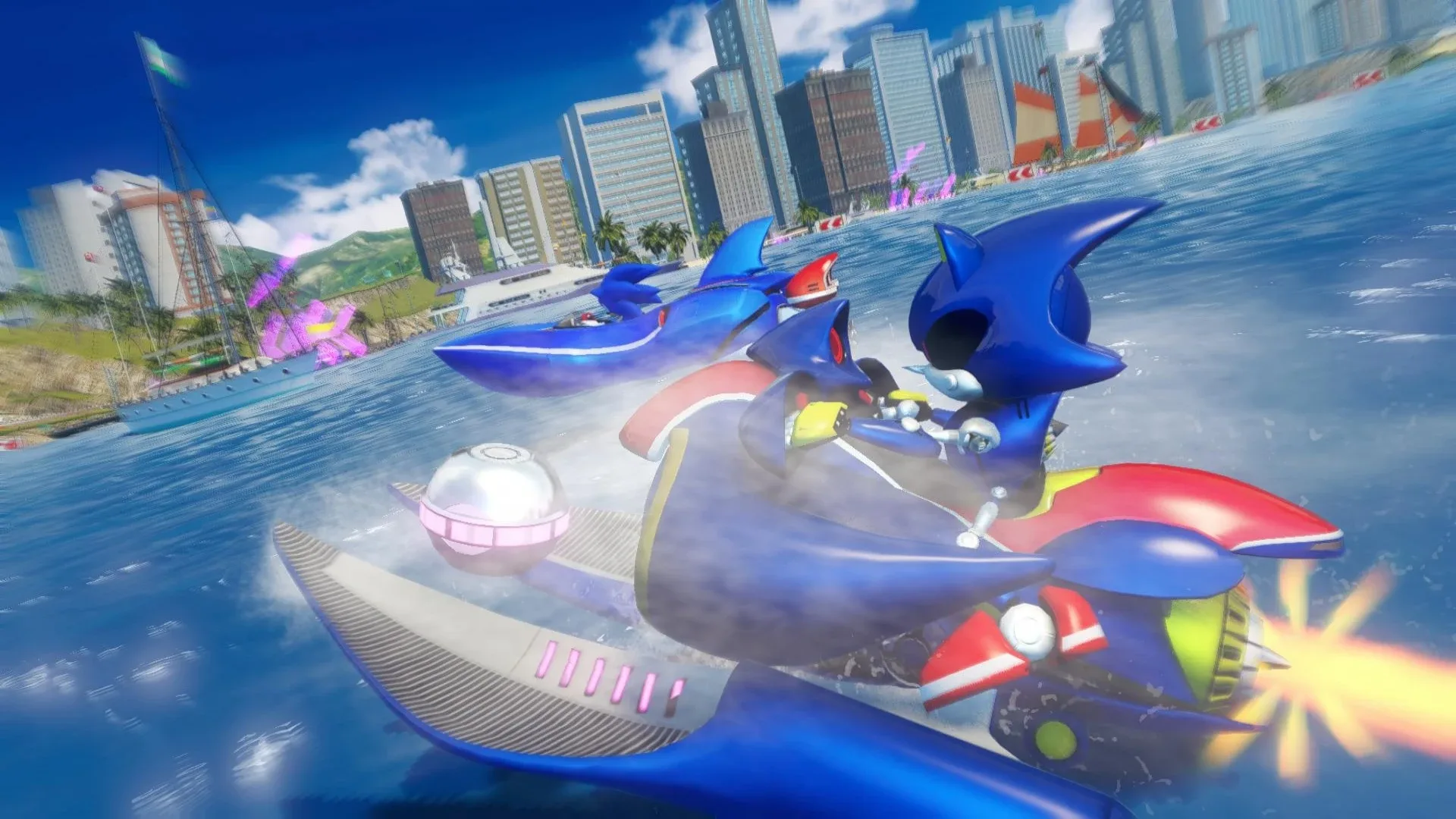 Captura de pantalla - Sonic & All-Stars Racing Transformed: Metal Sonic & Outrun DLC