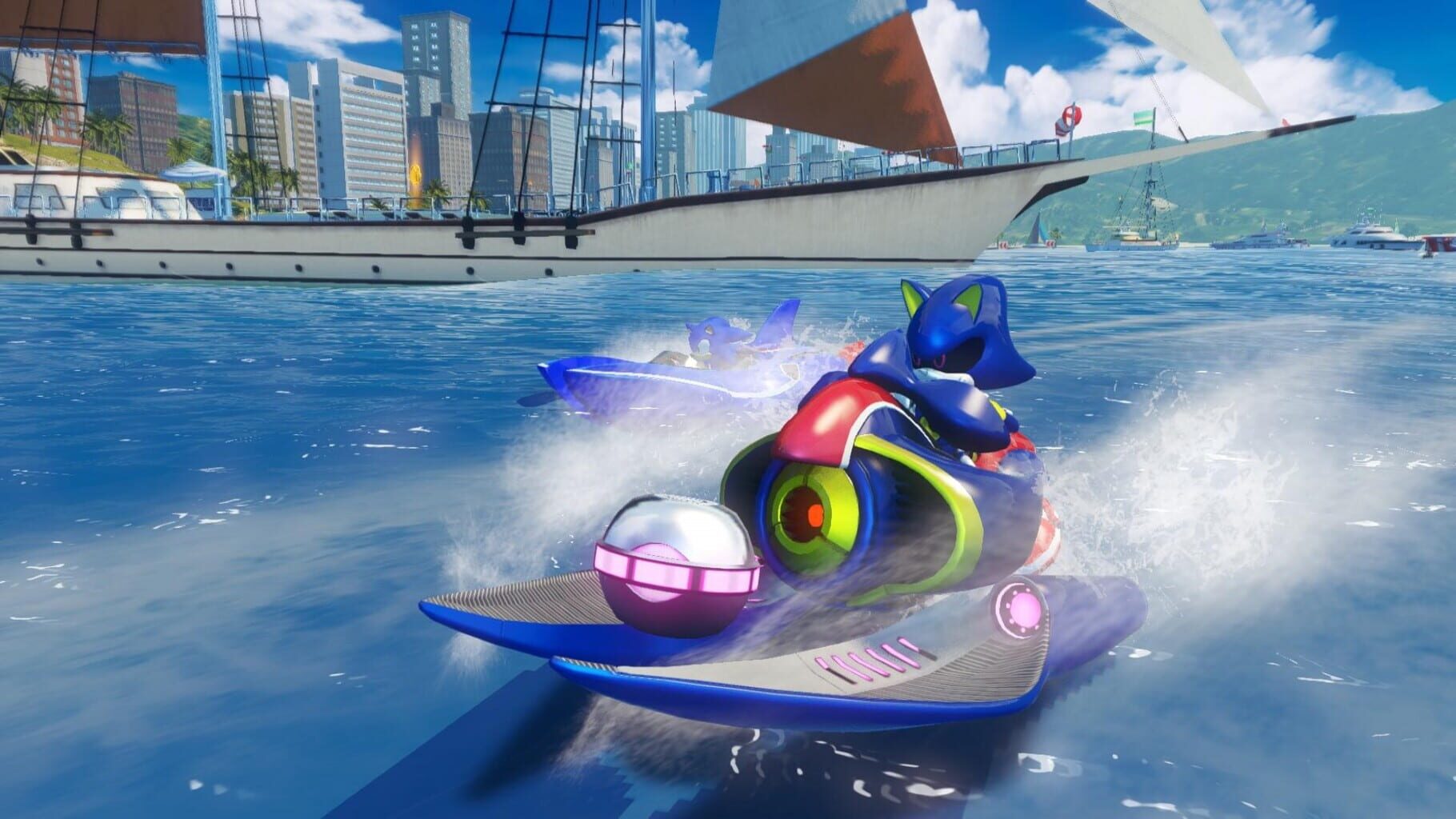 Captura de pantalla - Sonic & All-Stars Racing Transformed: Metal Sonic & Outrun Pack