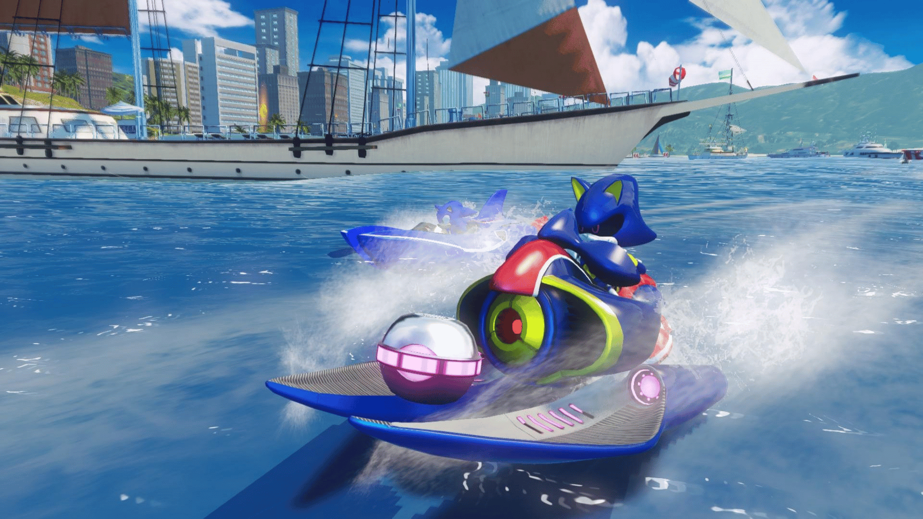 Sonic & All-Stars Racing Transformed: Metal Sonic & Outrun DLC screenshot