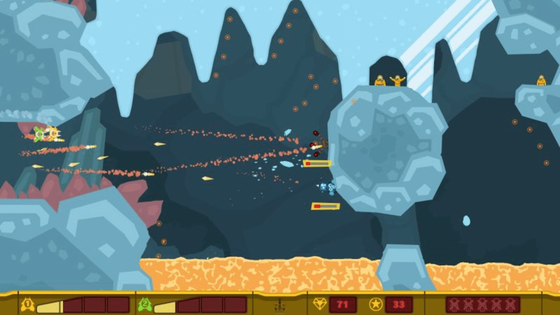 PixelJunk Shooter screenshot