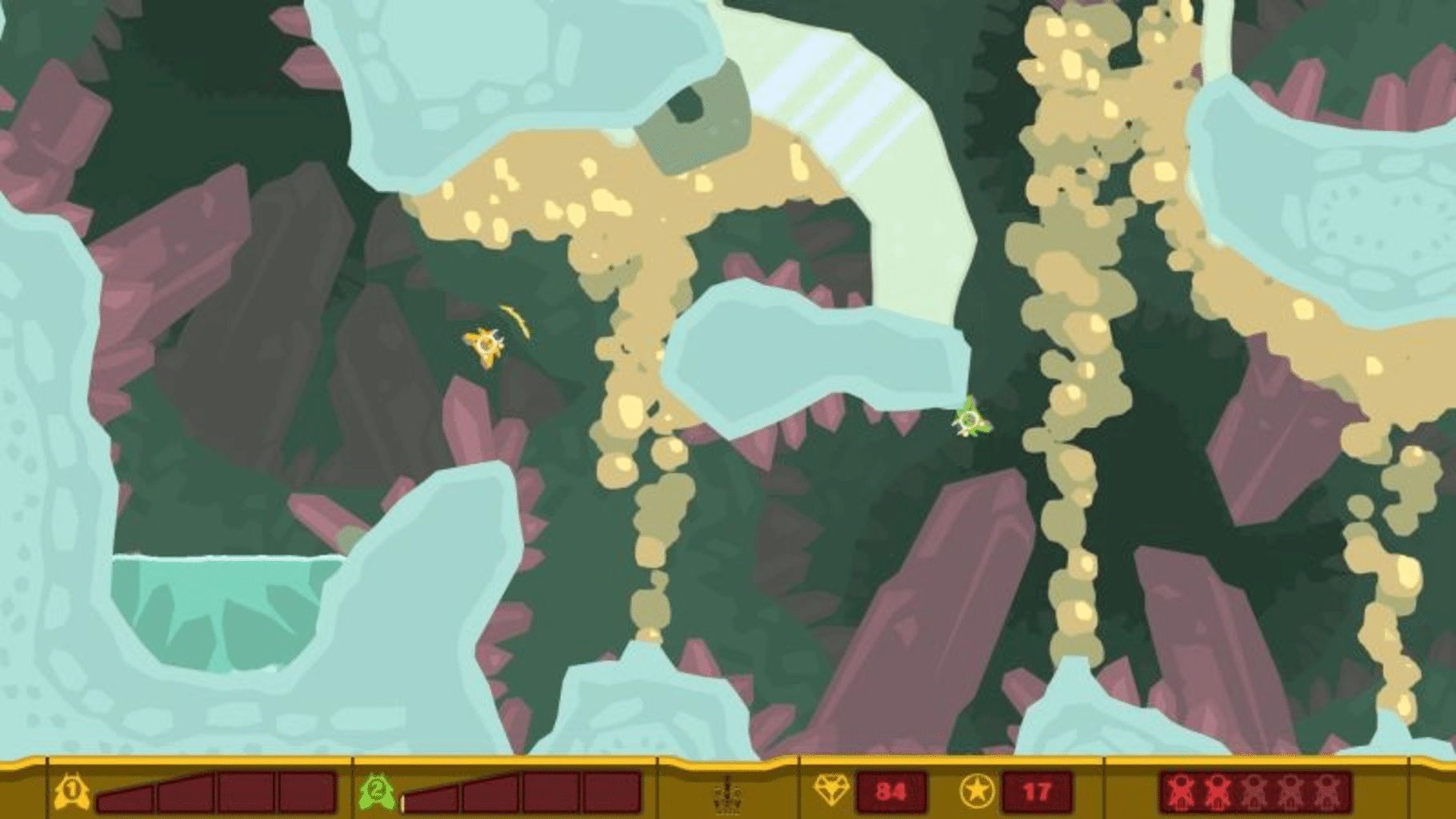 PixelJunk Shooter screenshot