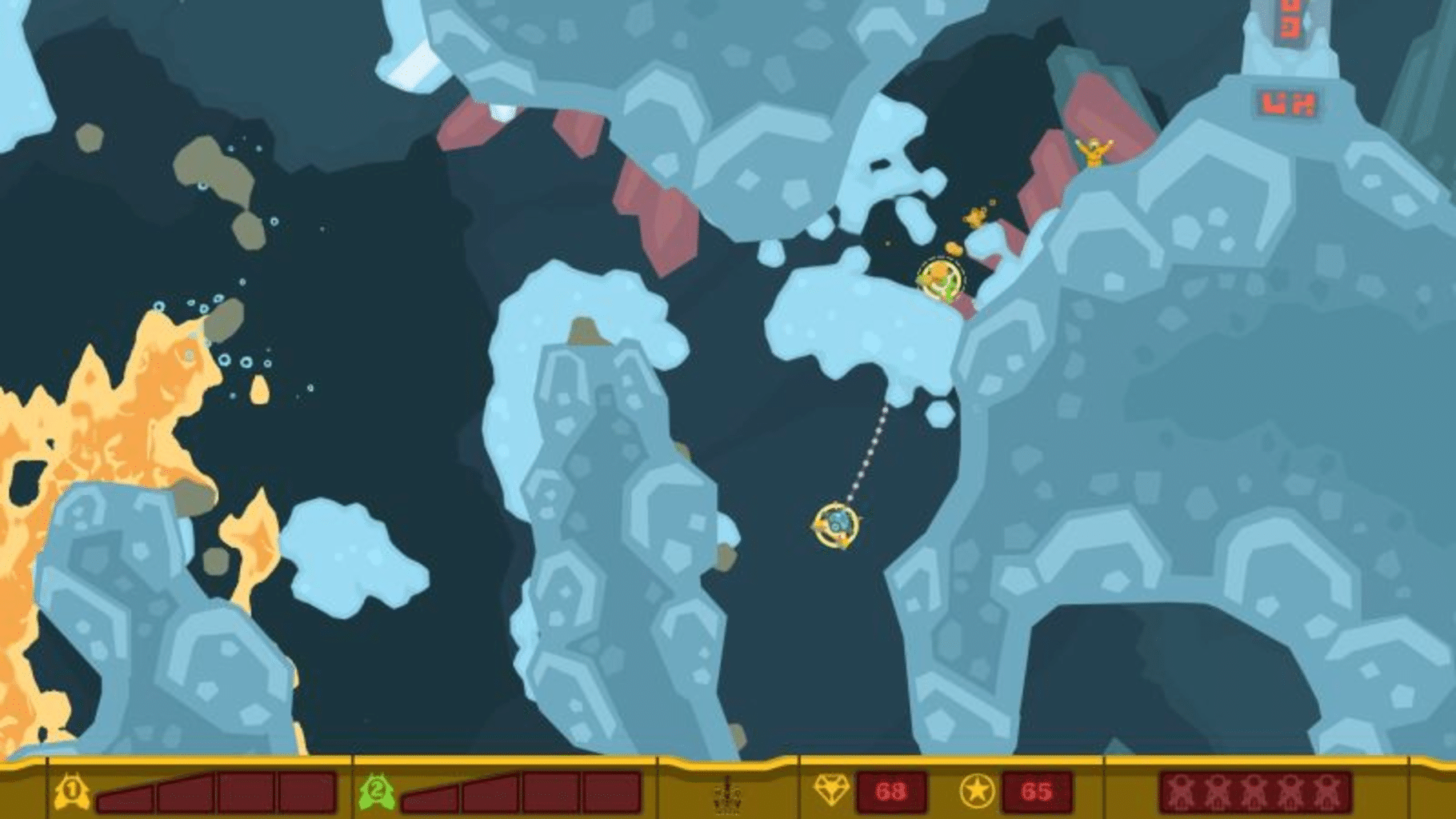 PixelJunk Shooter screenshot