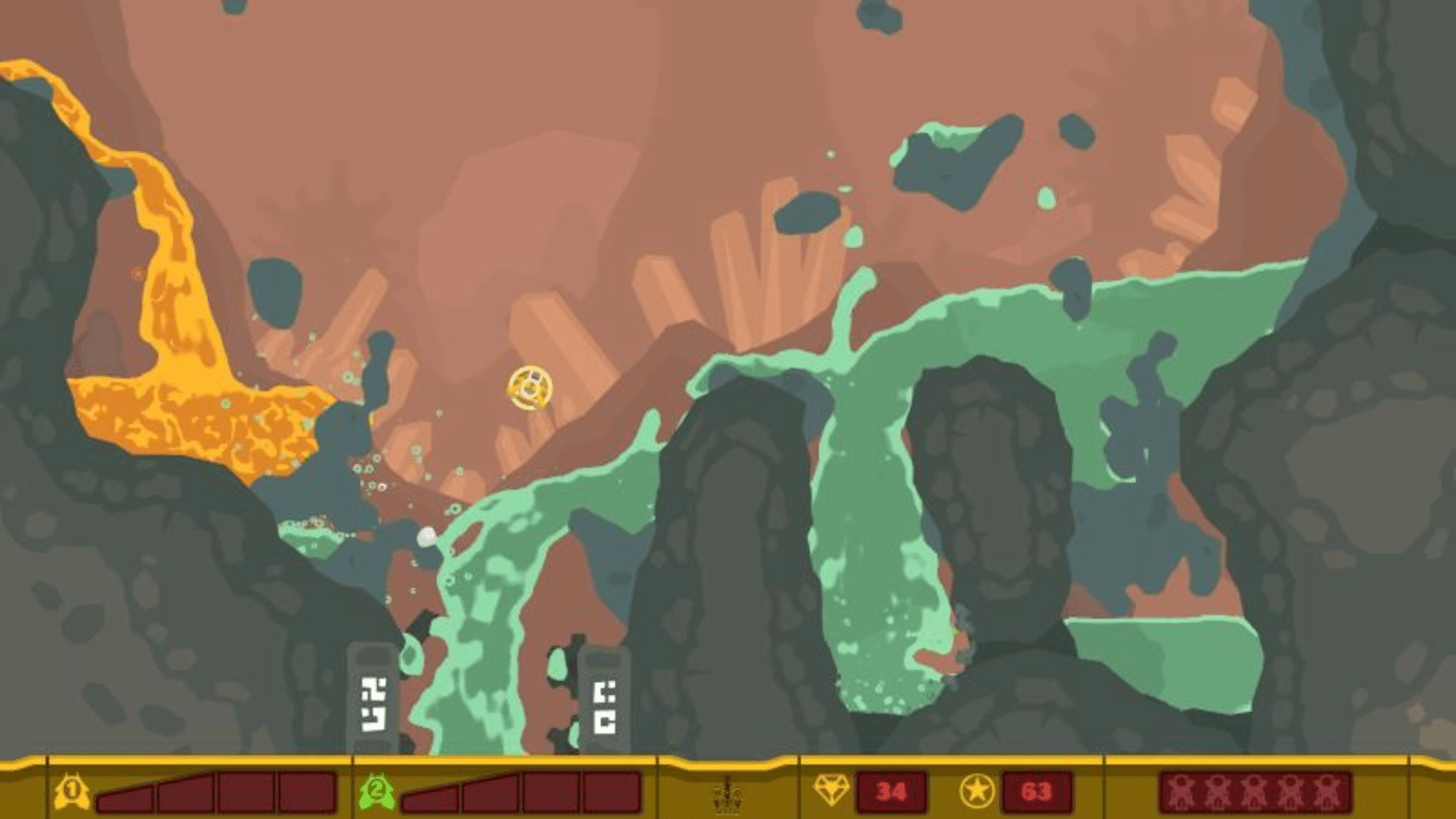 PixelJunk Shooter screenshot