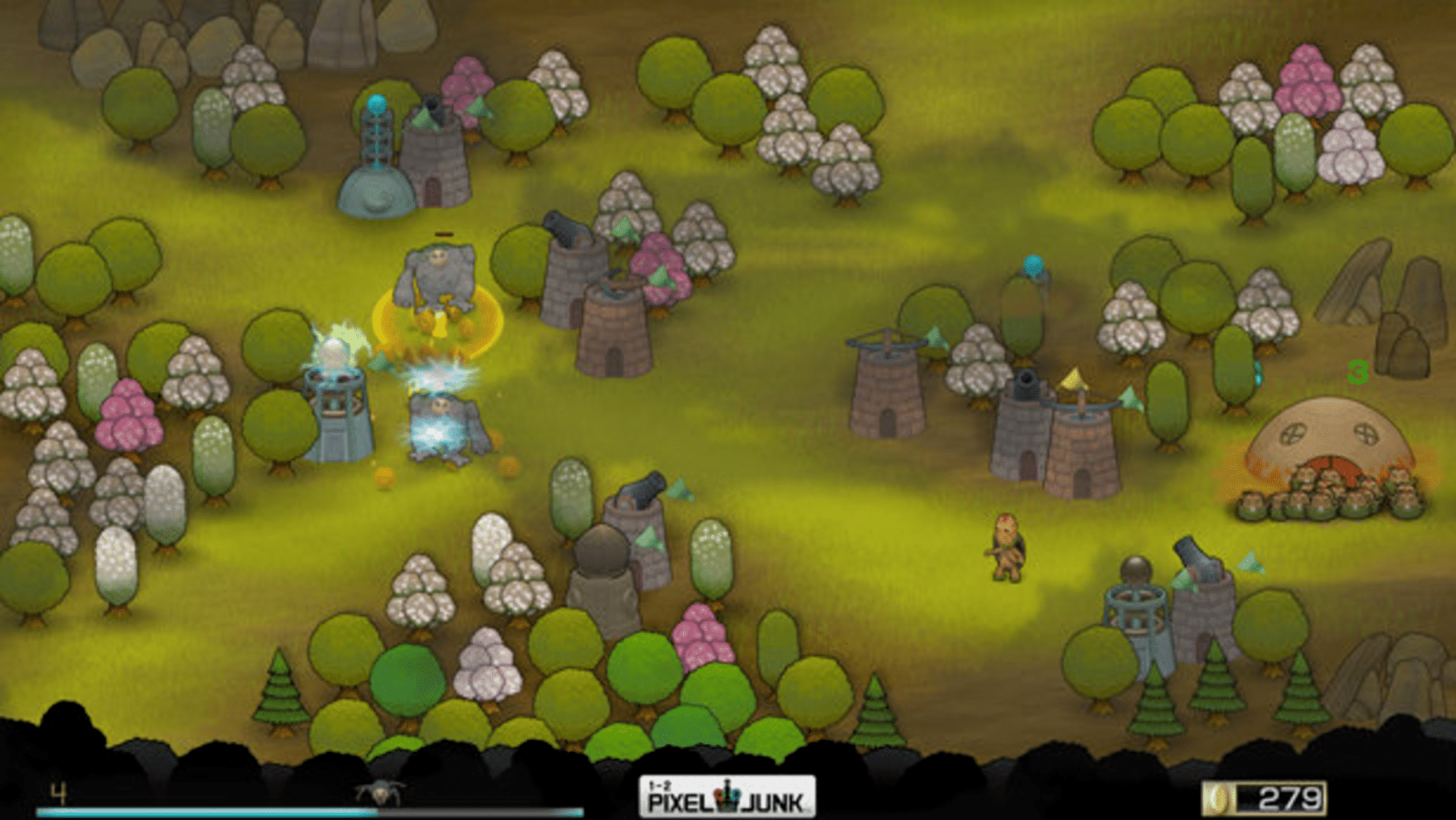 PixelJunk Monsters screenshot