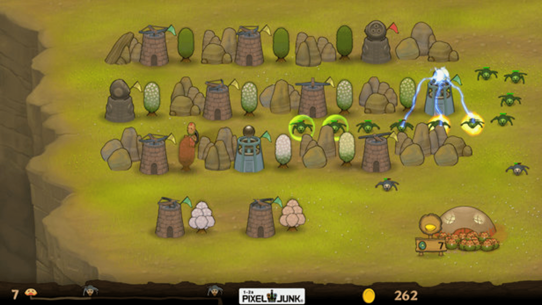 PixelJunk Monsters screenshot