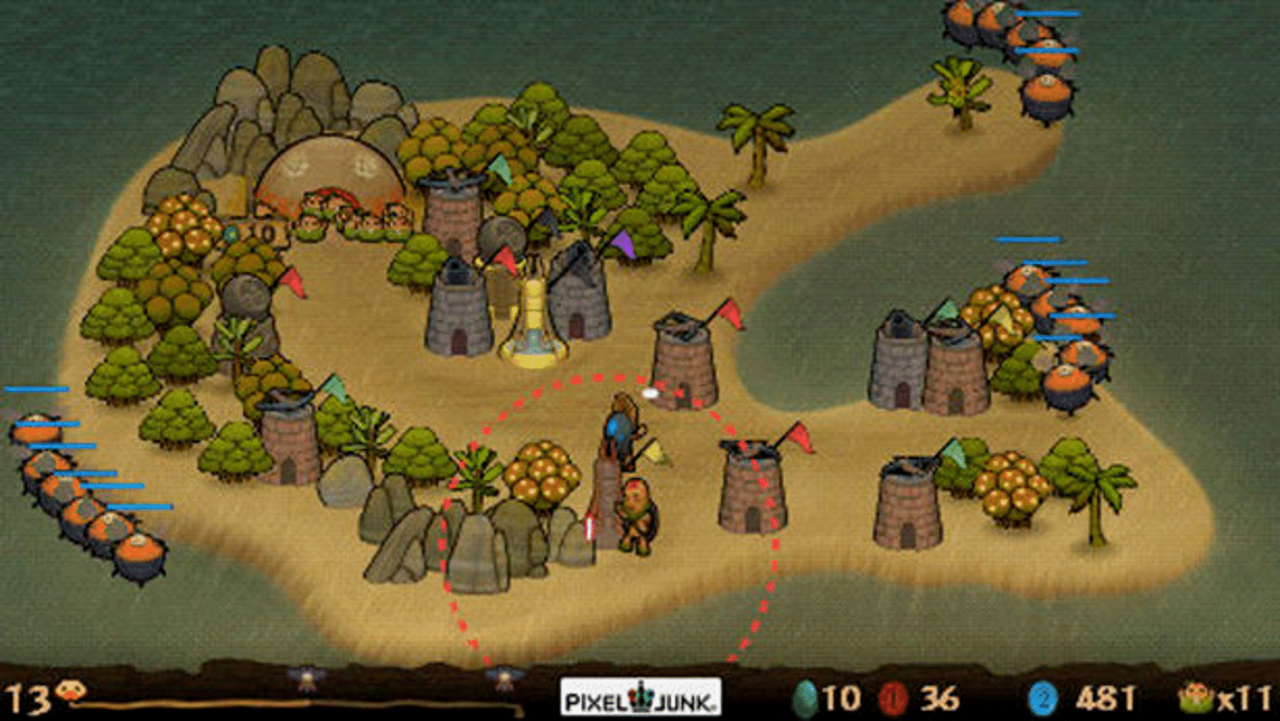 PixelJunk Monsters Deluxe screenshot