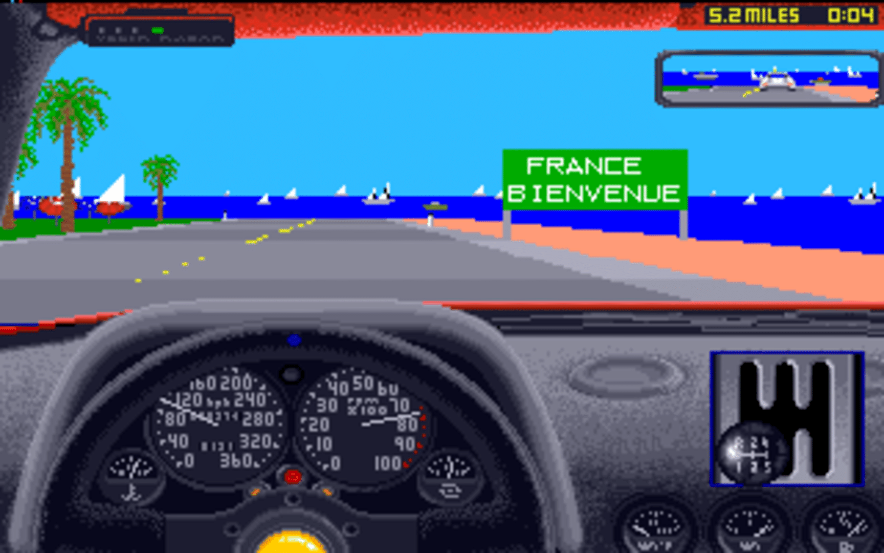 Test Drive II: Scenery Disk - European Challenge screenshot