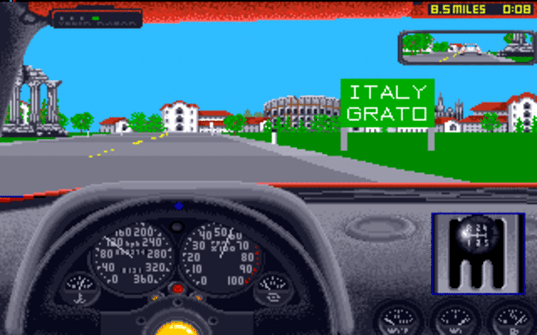 Test Drive II: Scenery Disk - European Challenge screenshot