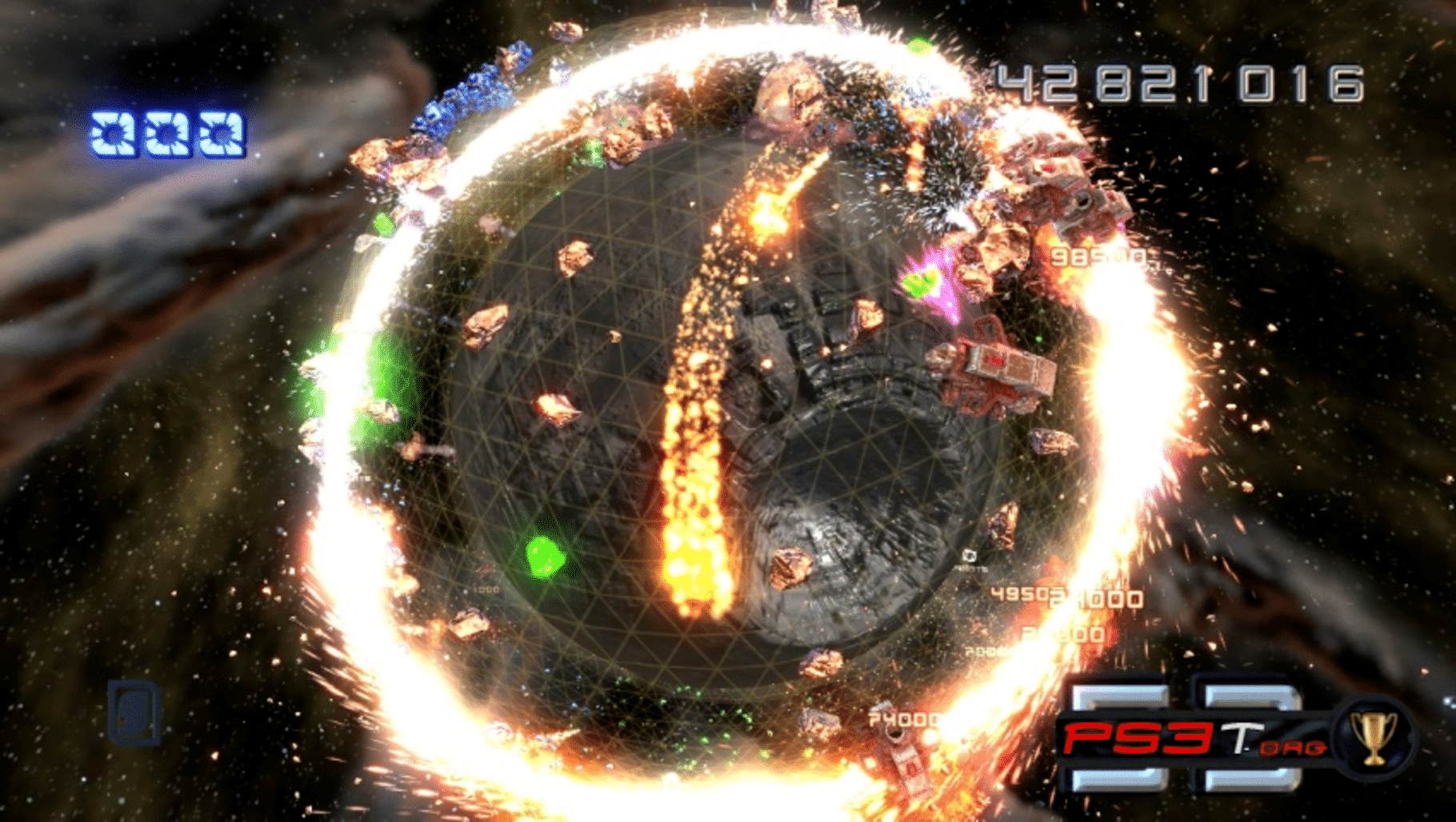 Super Stardust HD Impact Mode screenshot