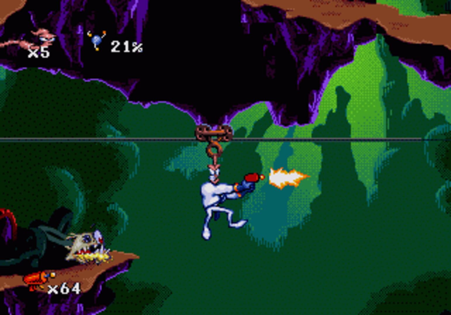 Captura de pantalla - Earthworm Jim: Special Edition