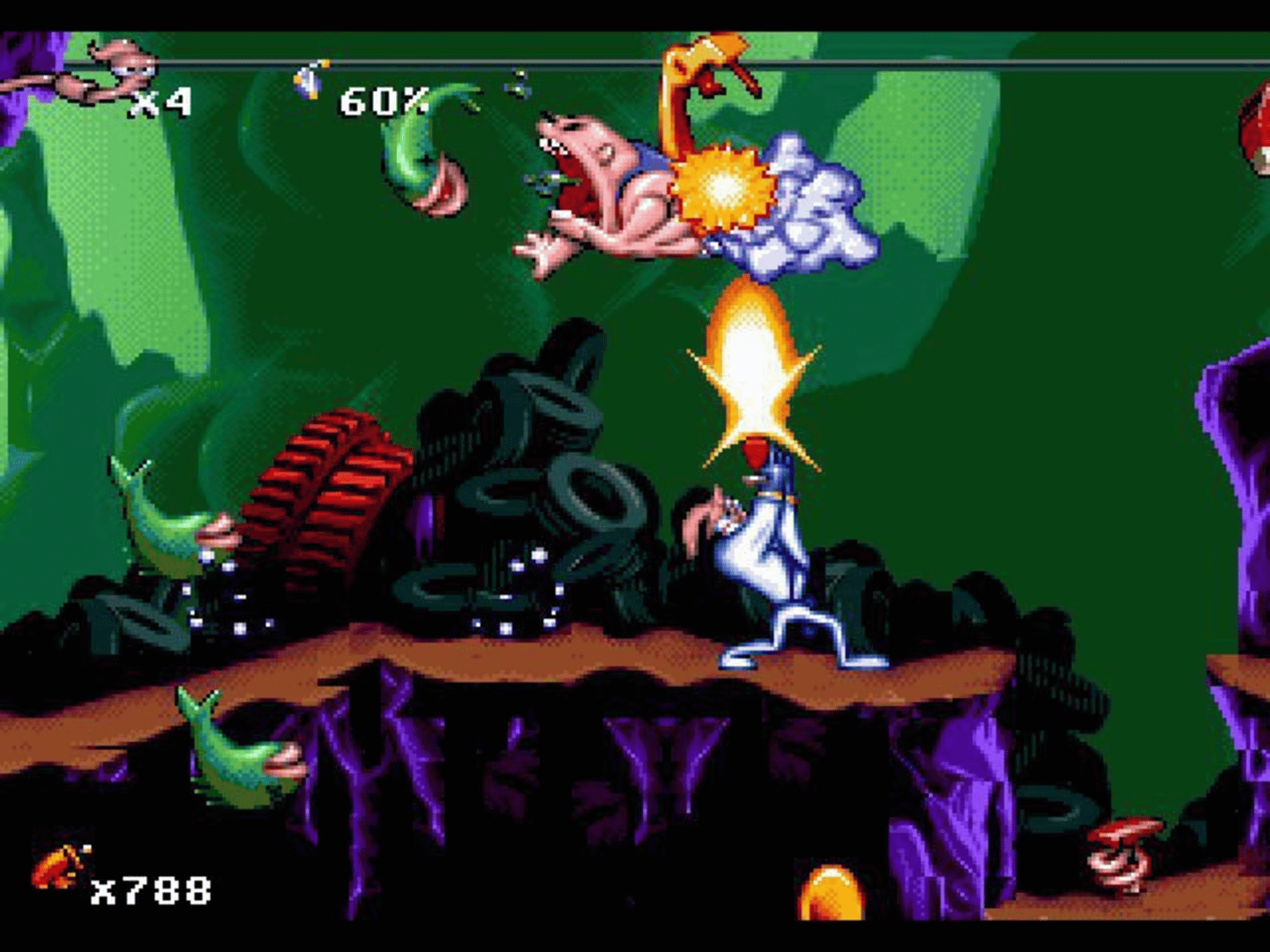 Earthworm Jim 1 & 2: The Whole Can 'O Worms screenshot