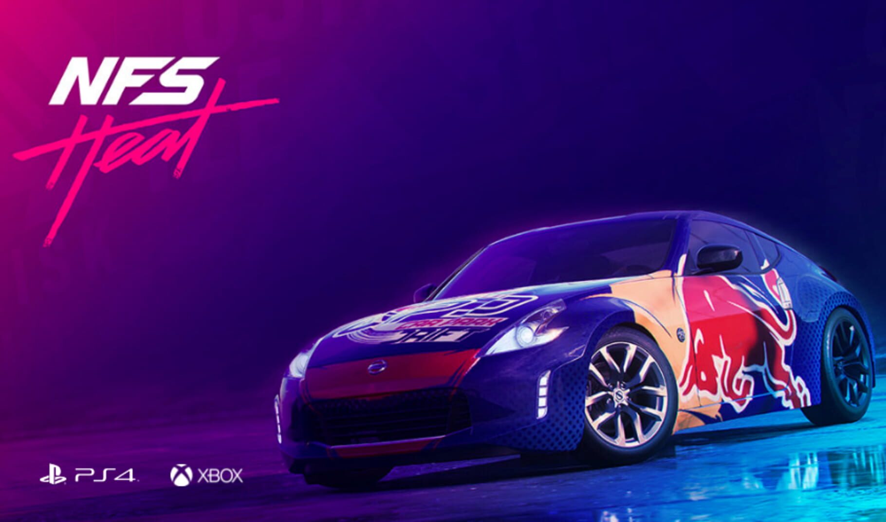 Captura de pantalla - Need for Speed: Heat - Red Bull Nissan 370Z