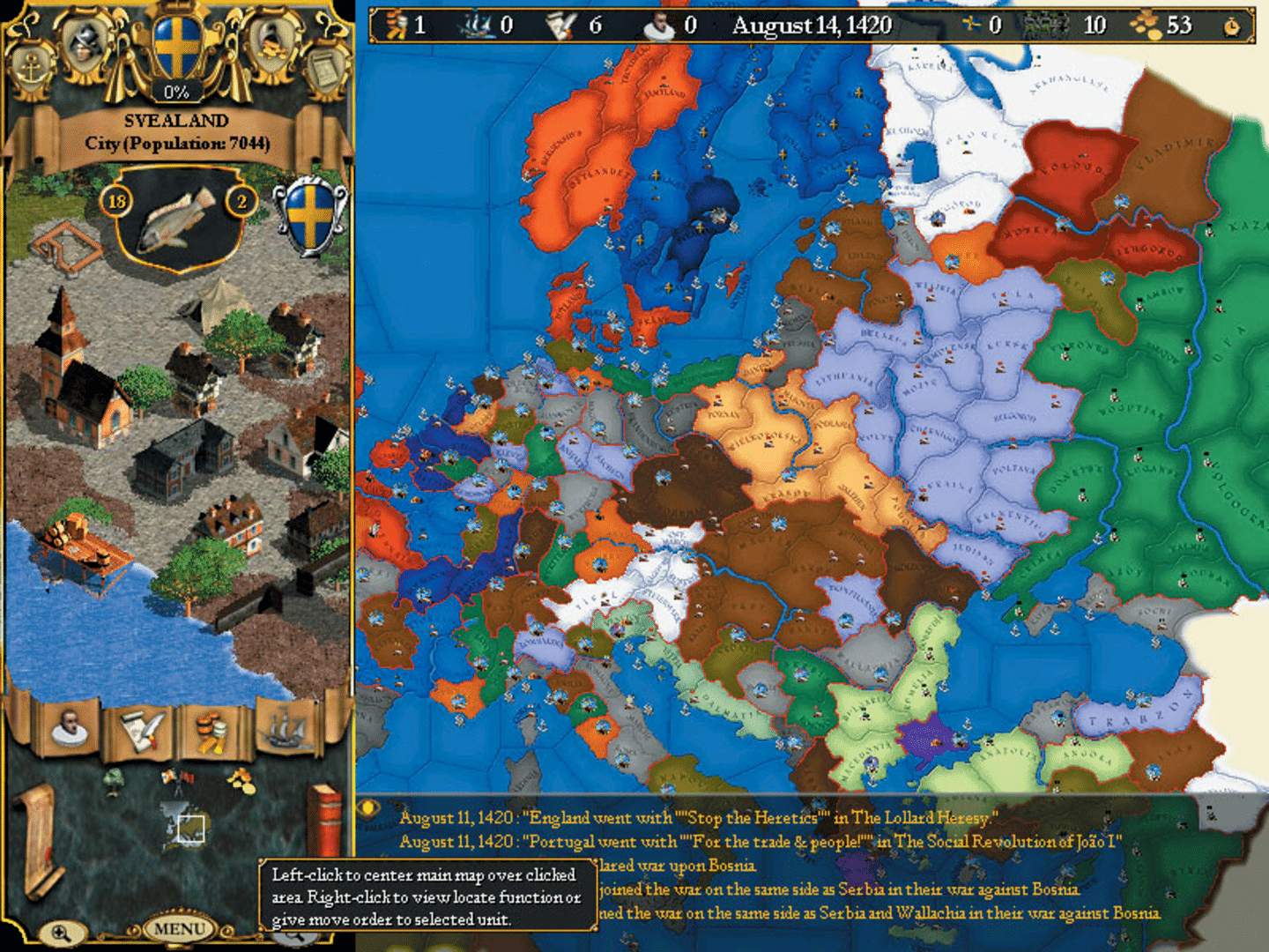 Europa Universalis II screenshot