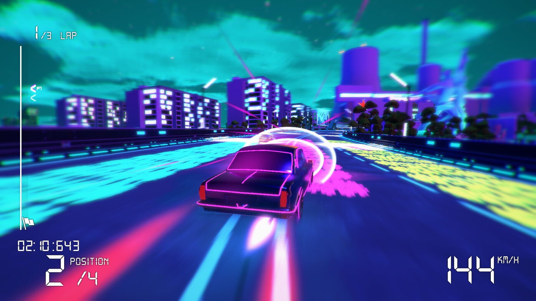 Electro Ride: The Neon Racing screenshot