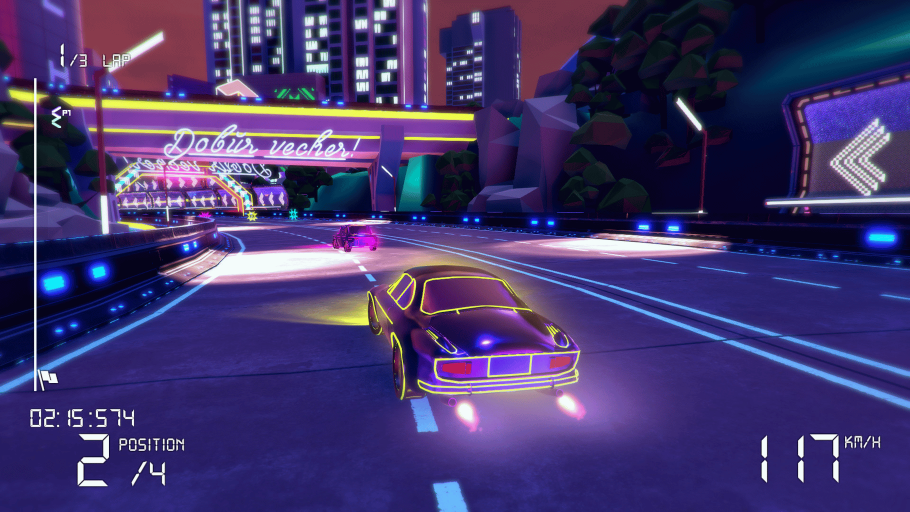 Electro Ride: The Neon Racing screenshot