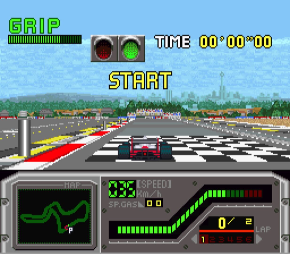 Captura de pantalla - Aguri Suzuki F-1 Super Driving