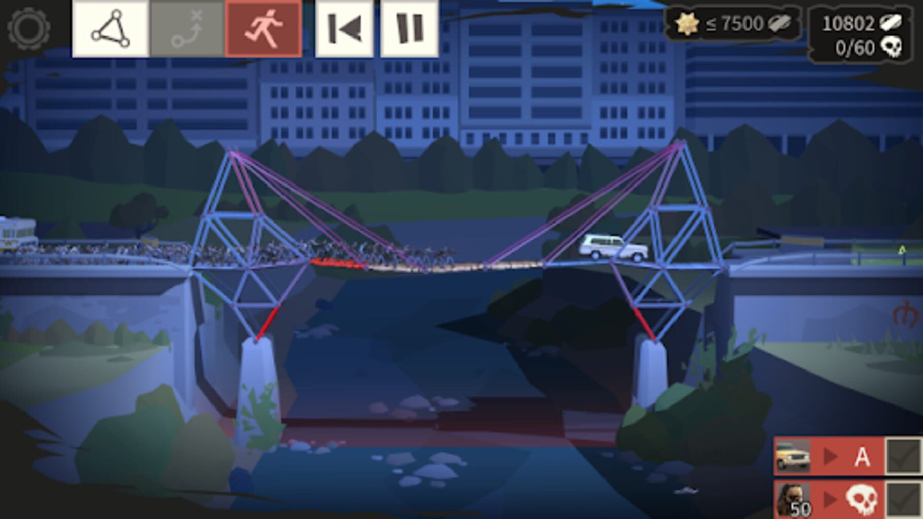 Captura de pantalla - Bridge Constructor: The Walking Dead