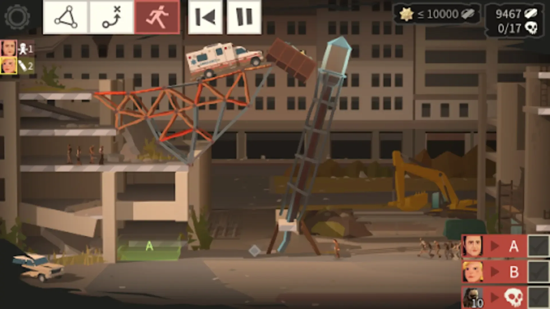 Captura de pantalla - Bridge Constructor: The Walking Dead