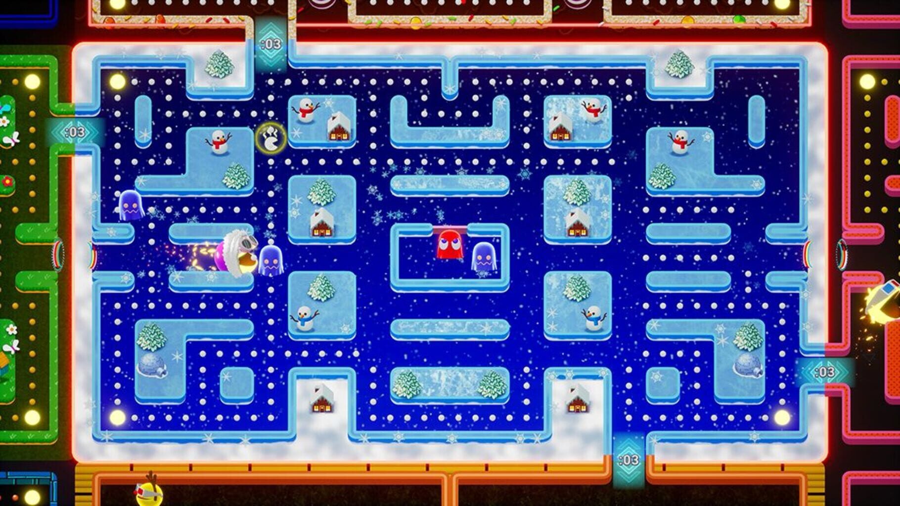 Captura de pantalla - Pac-Man Mega Tunnel Battle