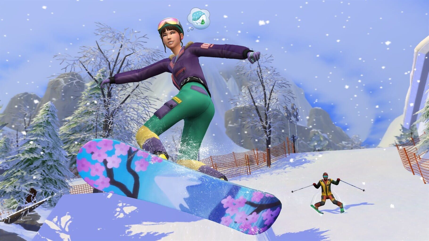 Captura de pantalla - The Sims 4: Snowy Escape