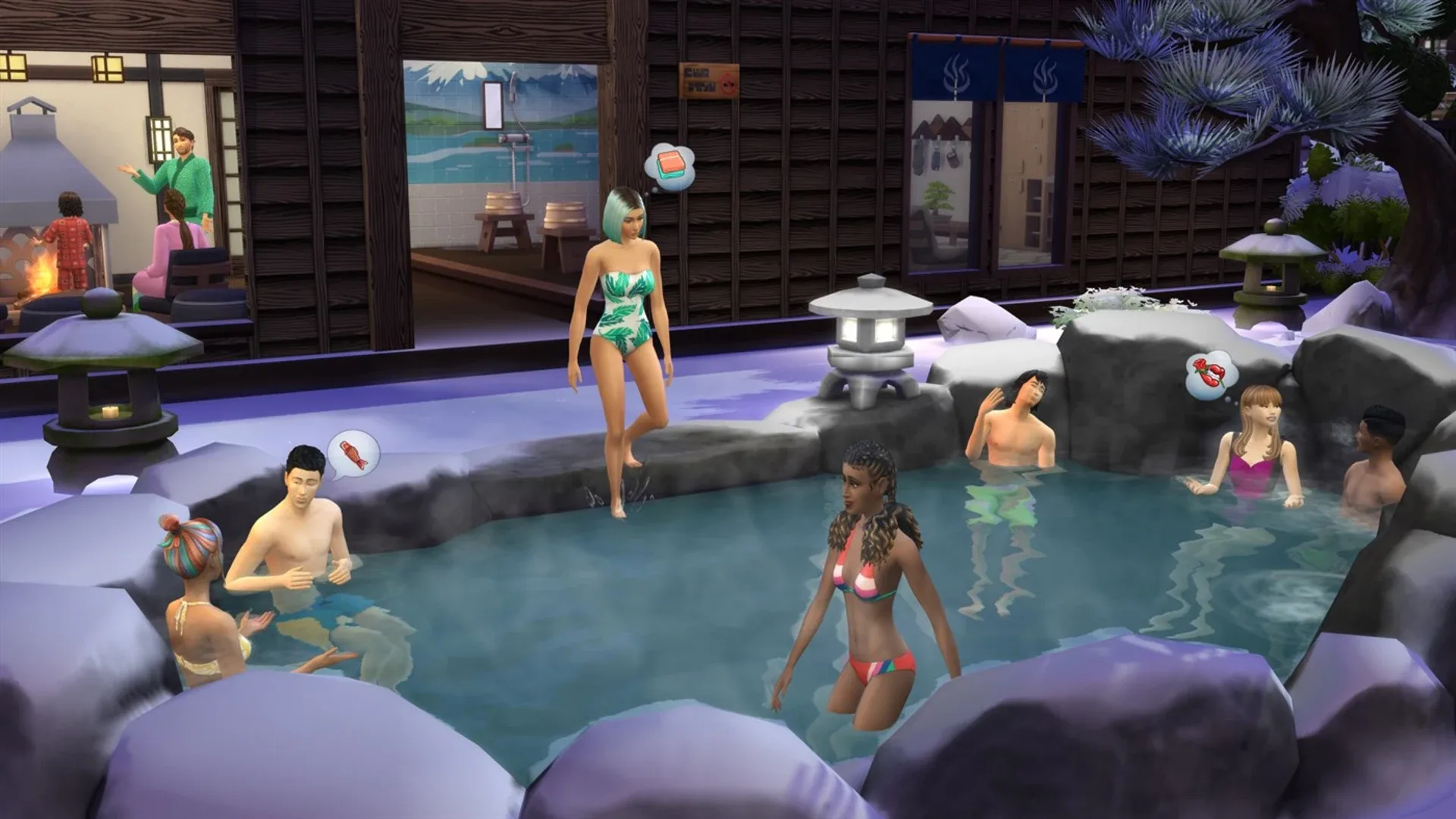 Captura de pantalla - The Sims 4: Snowy Escape