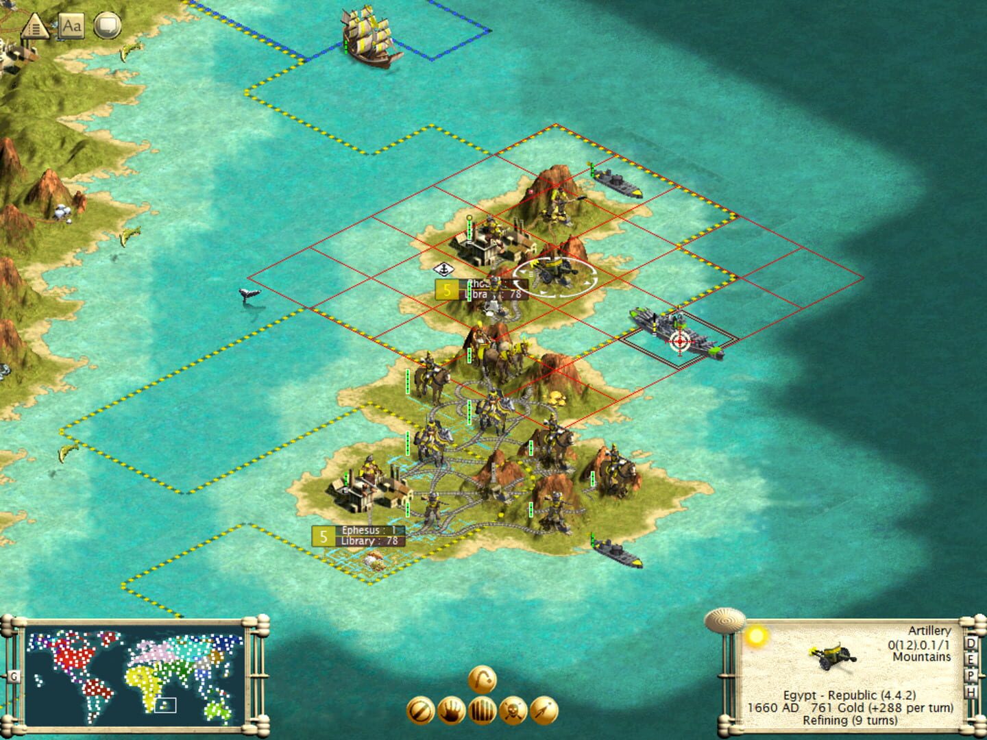 Captura de pantalla - Sid Meier's Civilization III: Play the World