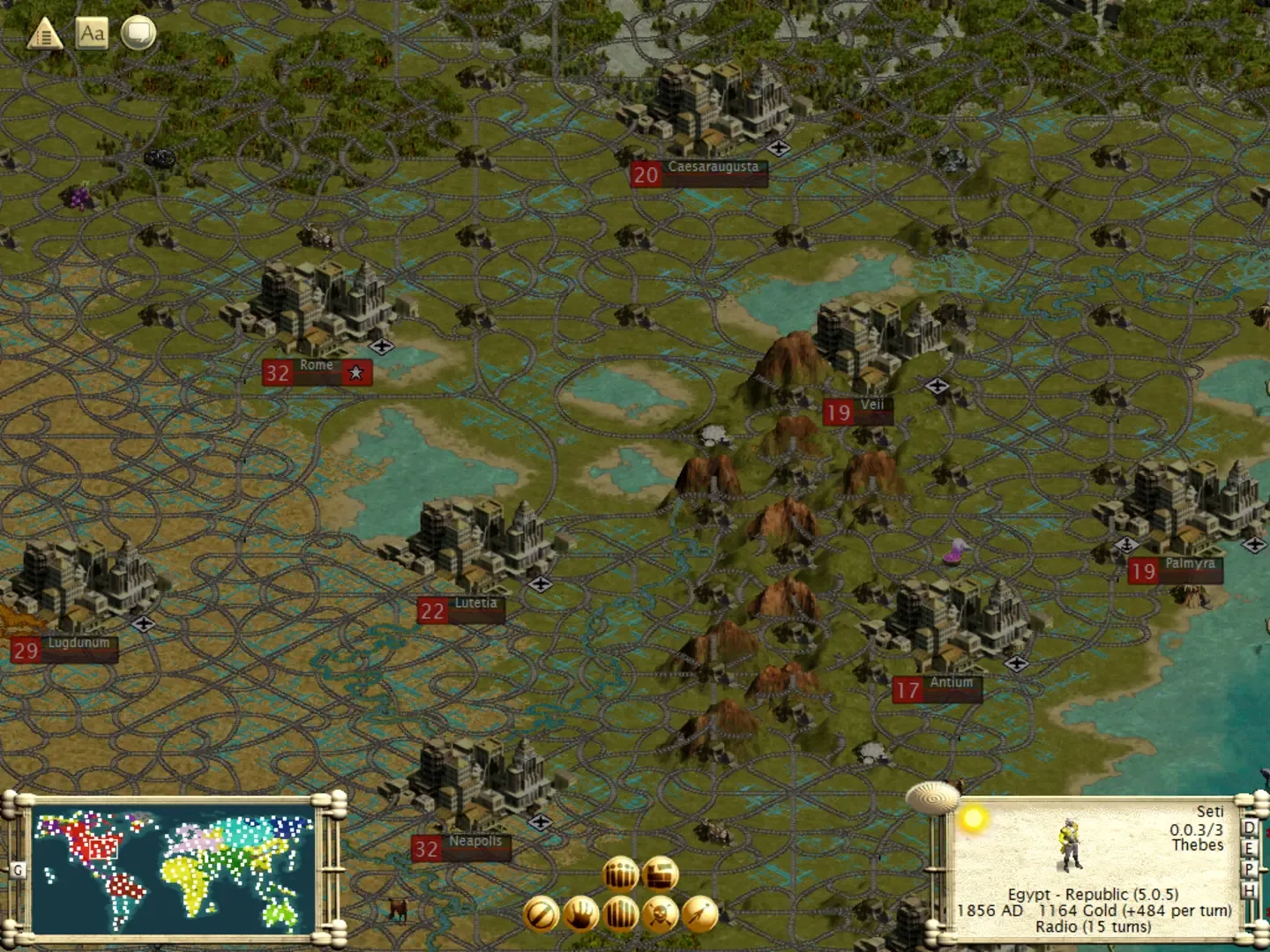 Captura de pantalla - Sid Meier's Civilization III: Play the World