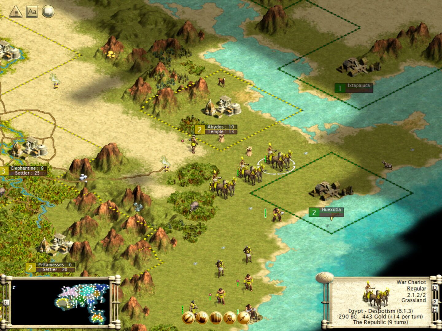 Captura de pantalla - Sid Meier's Civilization III: Play the World