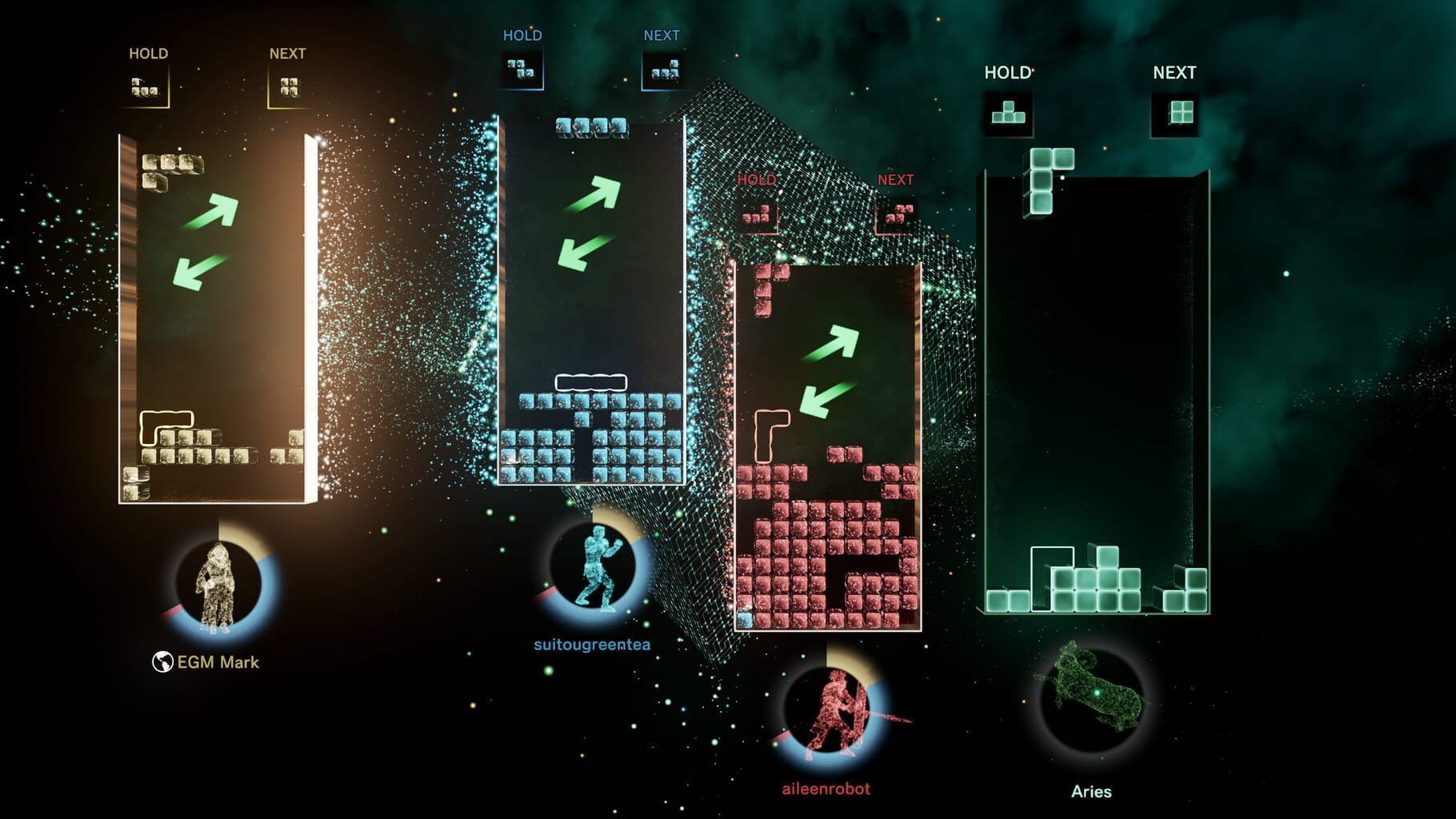 Captura de pantalla - Tetris Effect: Connected