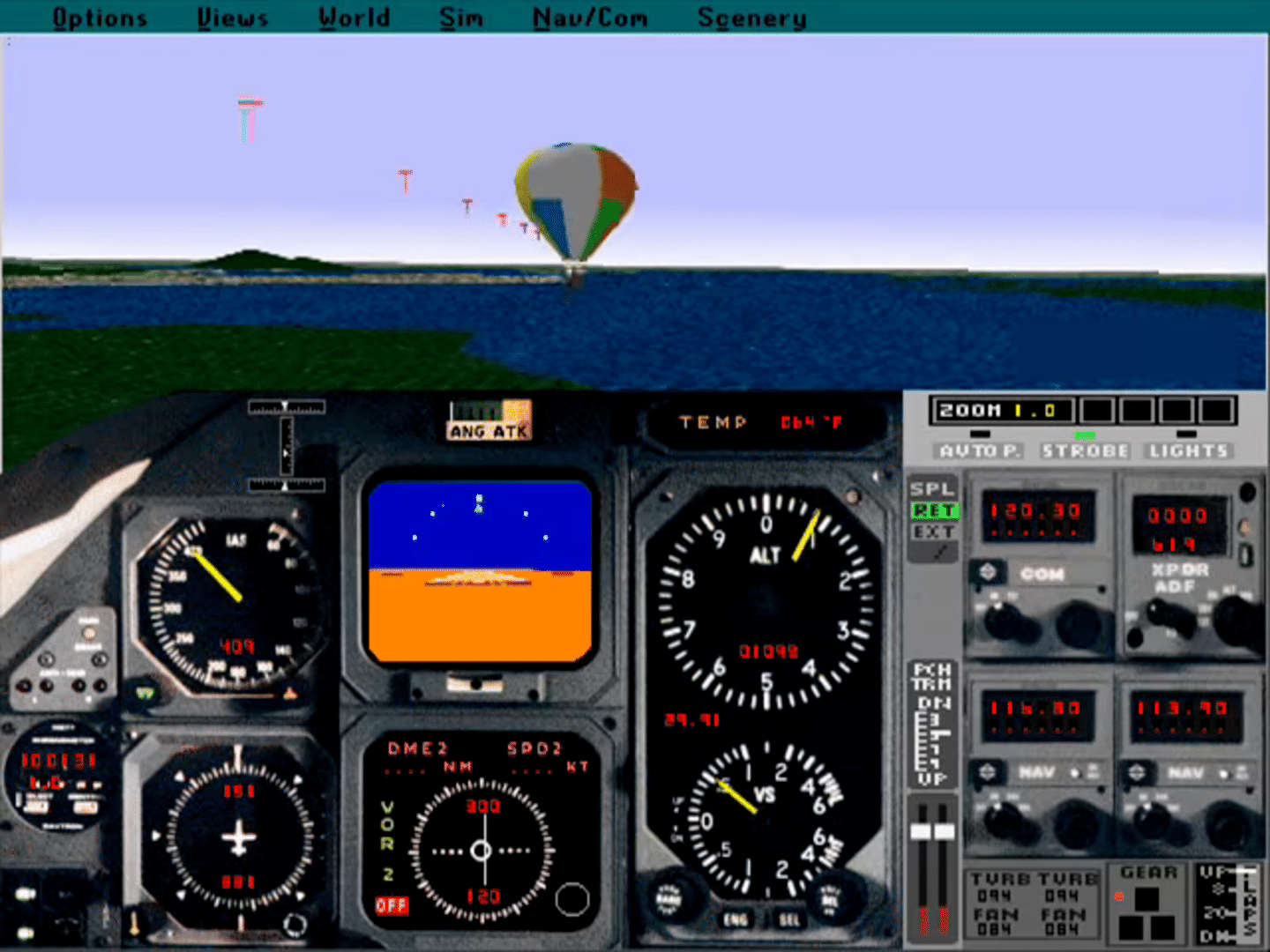 Microsoft Flight Simulator 5.1 screenshot