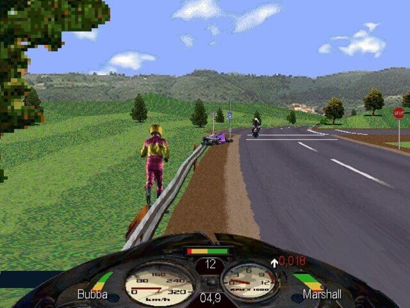 Captura de pantalla - Road Rash