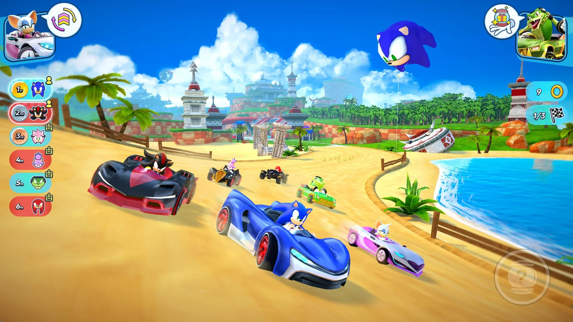 Captura de pantalla - Sonic Racing