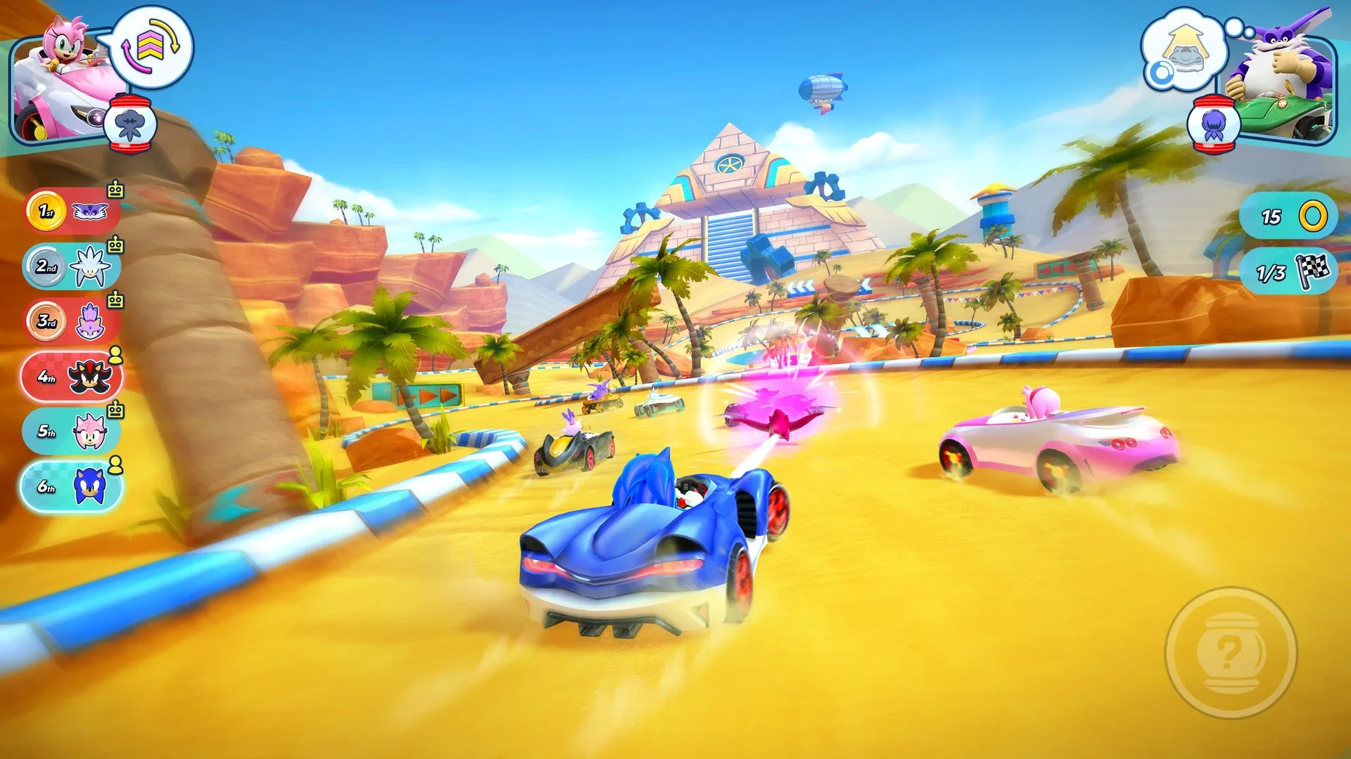 Captura de pantalla - Sonic Racing