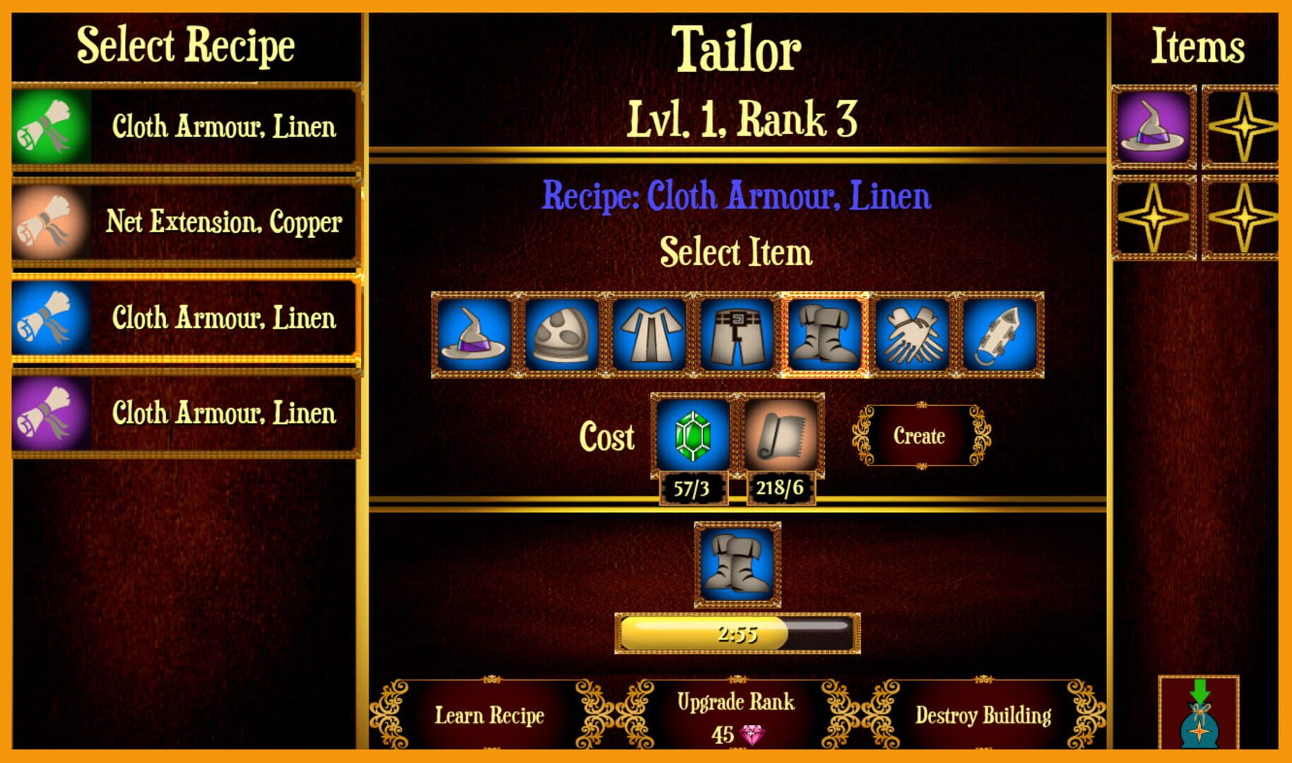 Legend of Towercraft - Screenshot
