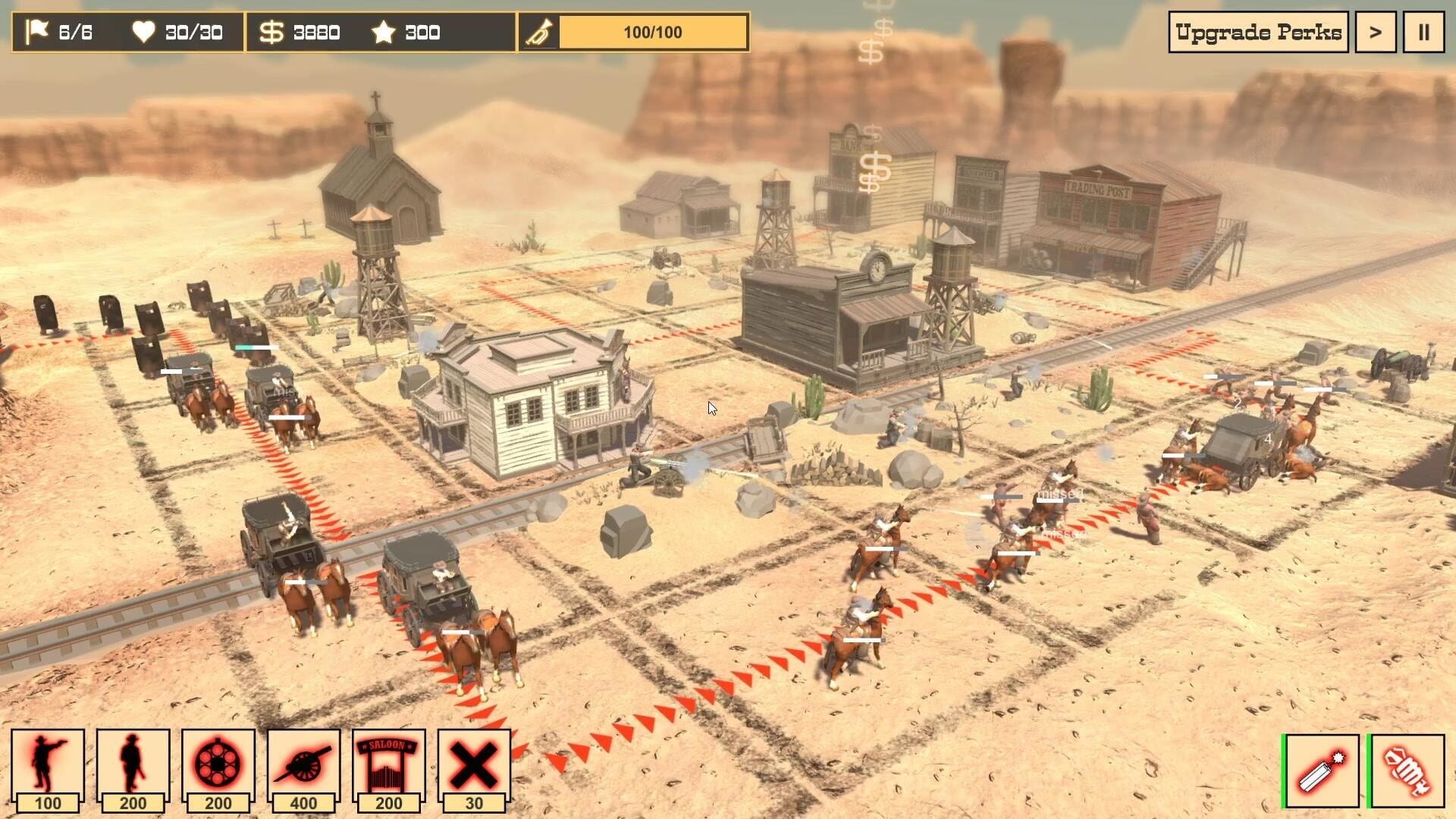 Defenders of the West - Screenshot