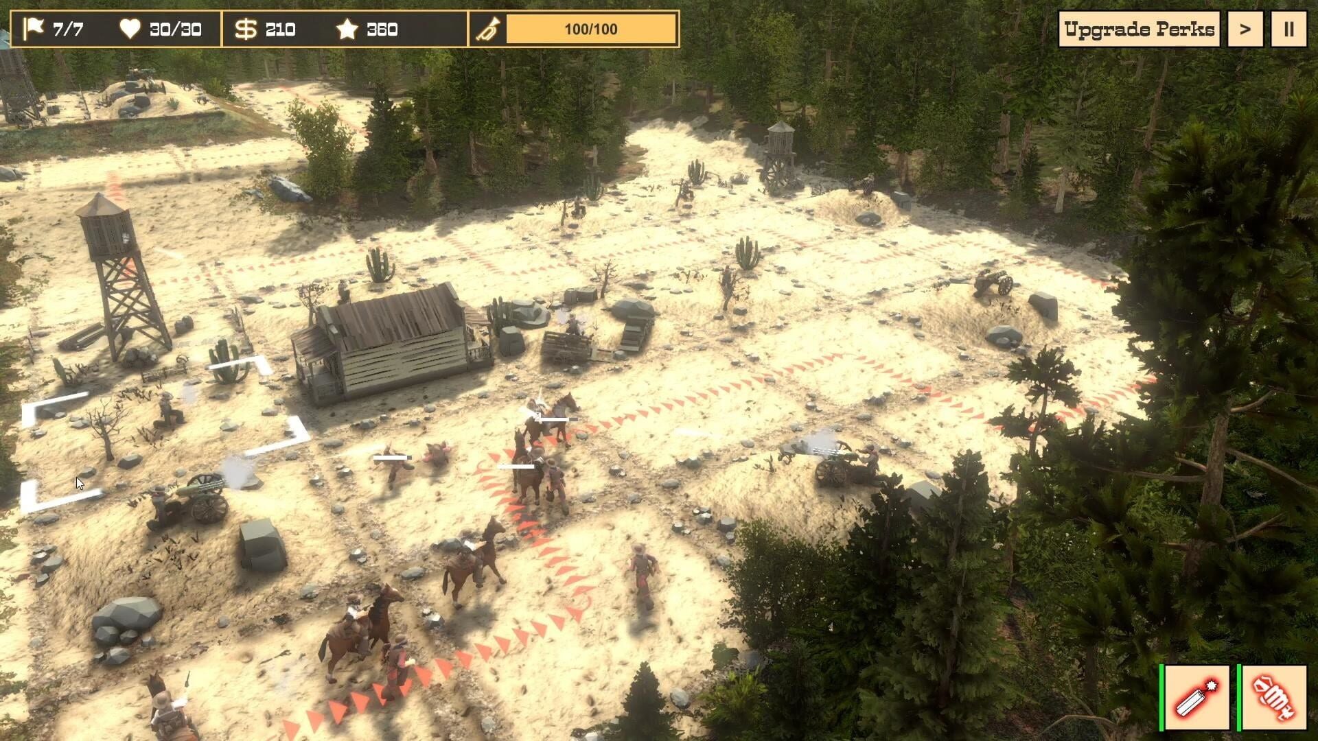 Defenders of the West - Screenshot