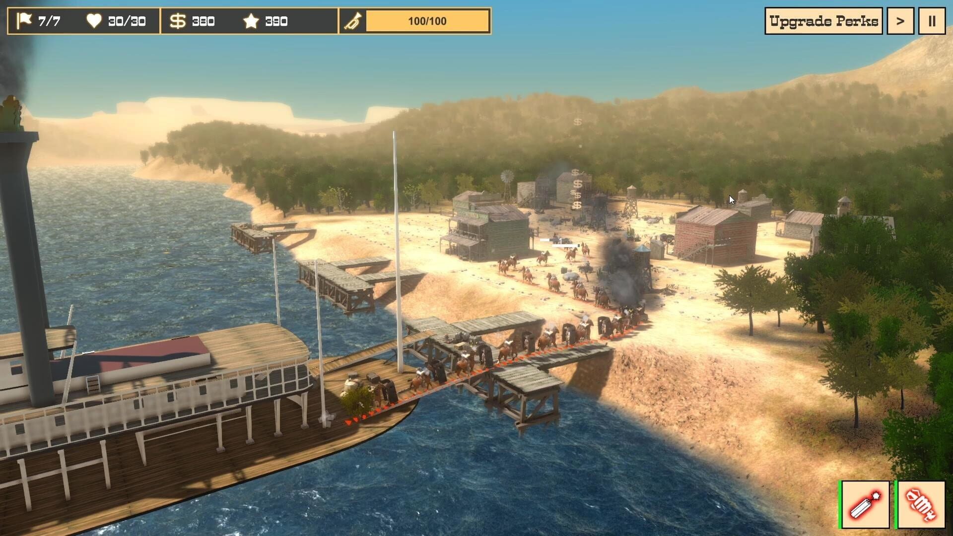 Defenders of the West - Screenshot