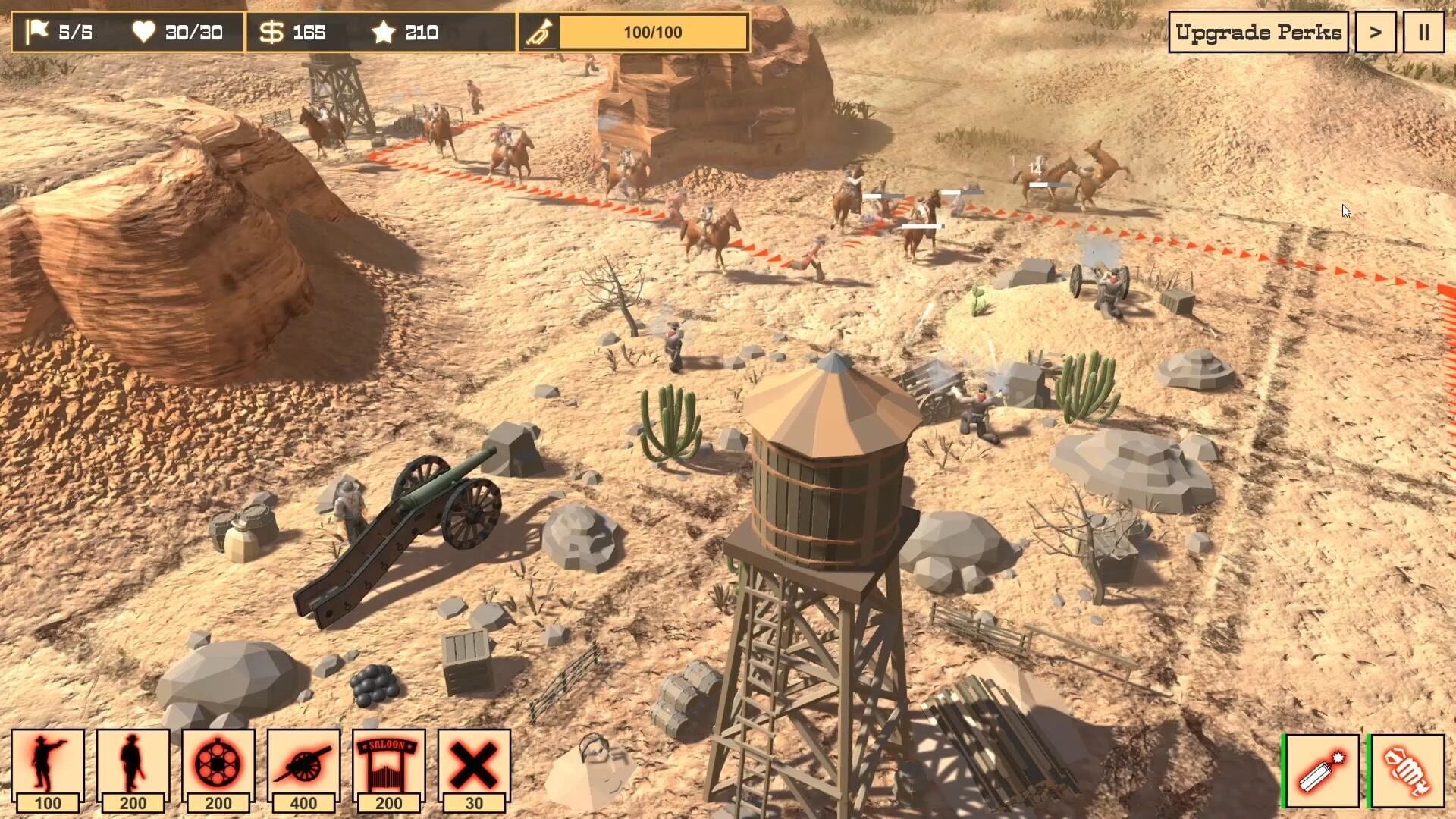 Defenders of the West - Screenshot
