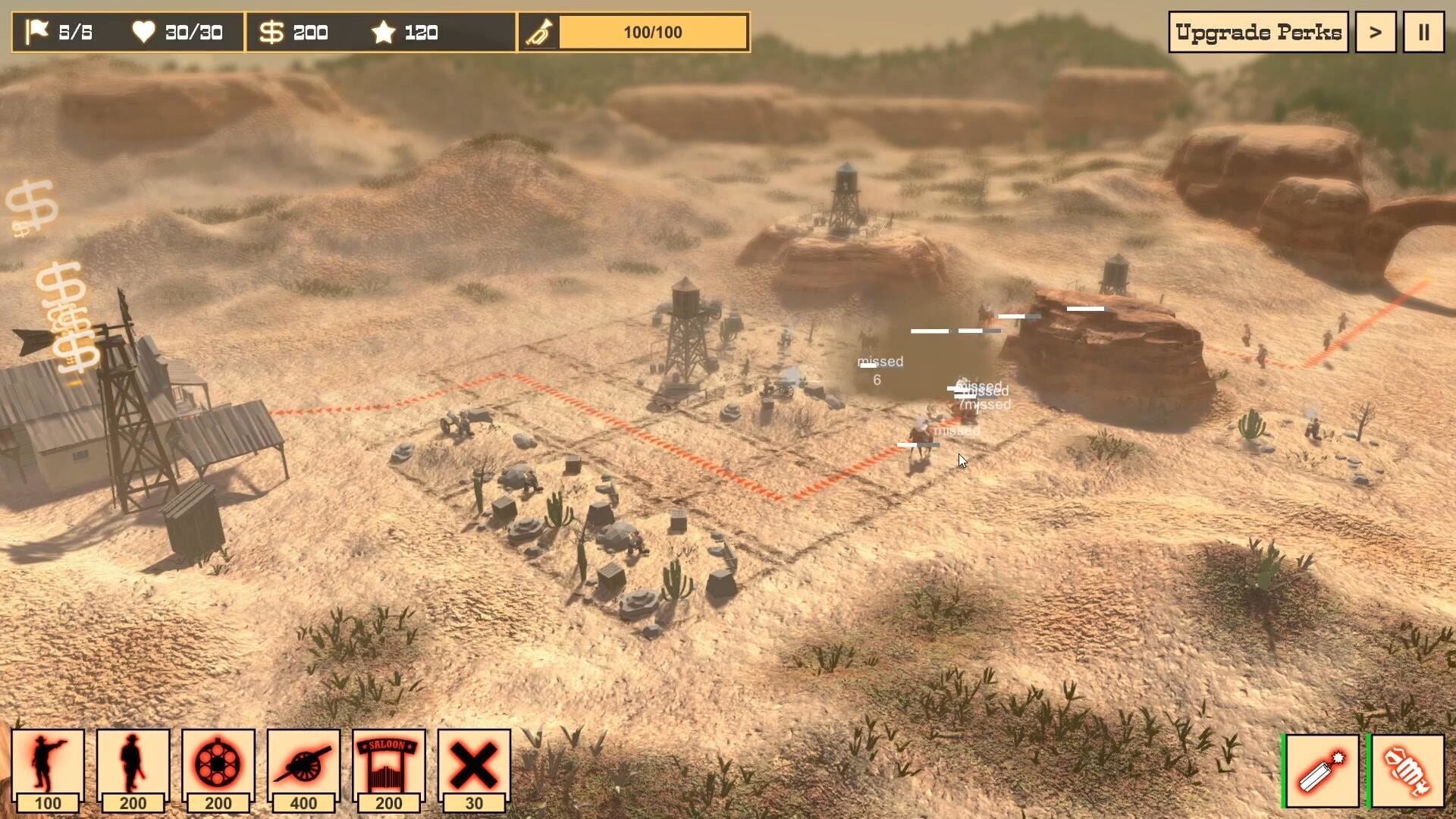Defenders of the West - Screenshot