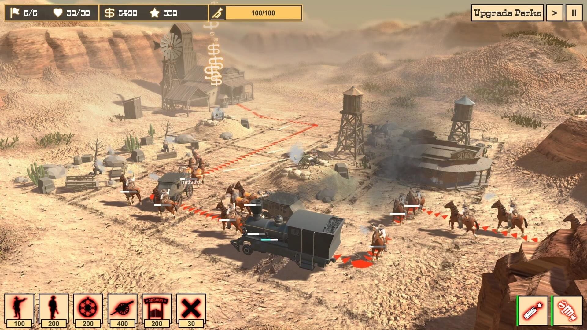Defenders of the West - Screenshot
