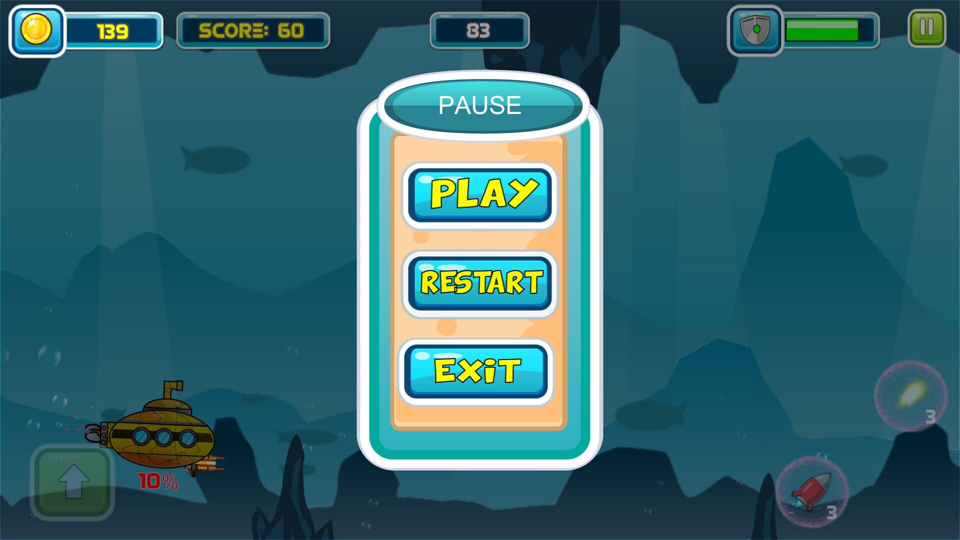 Submarine Adventure - Screenshot