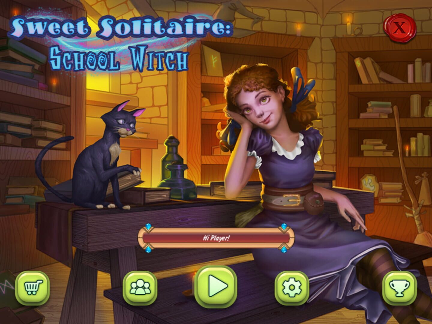 Как играть в ведьму. Игра школа для колдуний. Sweet Solitaire: School Witch. Солитер ведьма. Карточная игра ведьма.