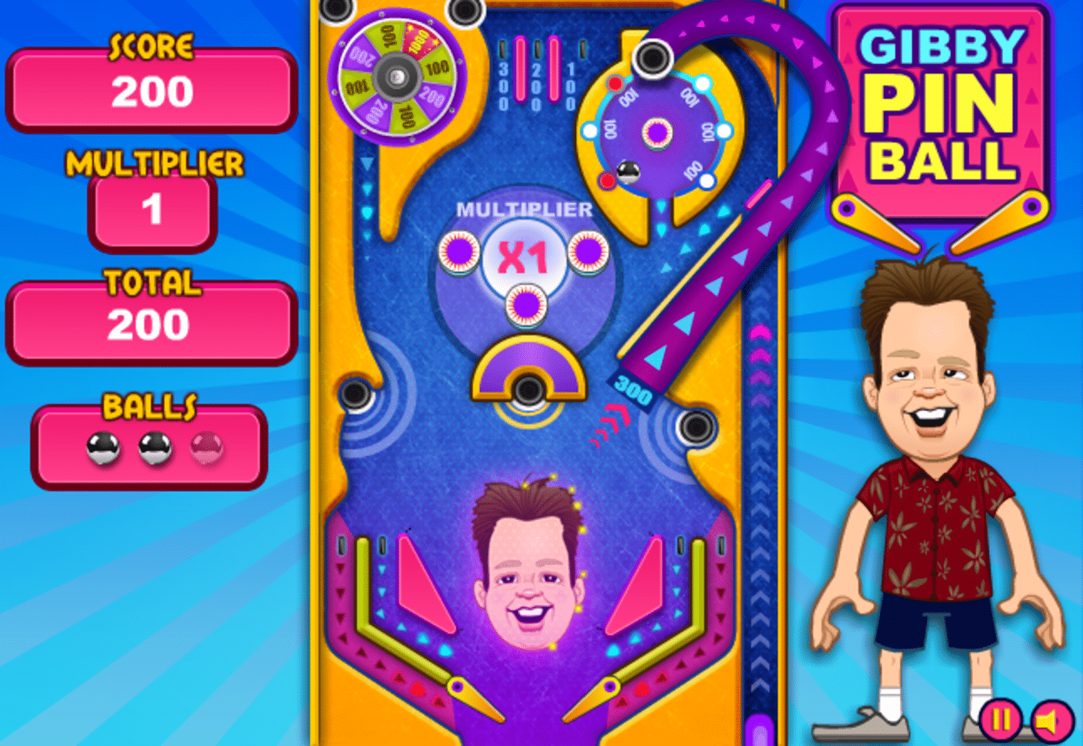 iCarly: Gibby Pinball screenshot